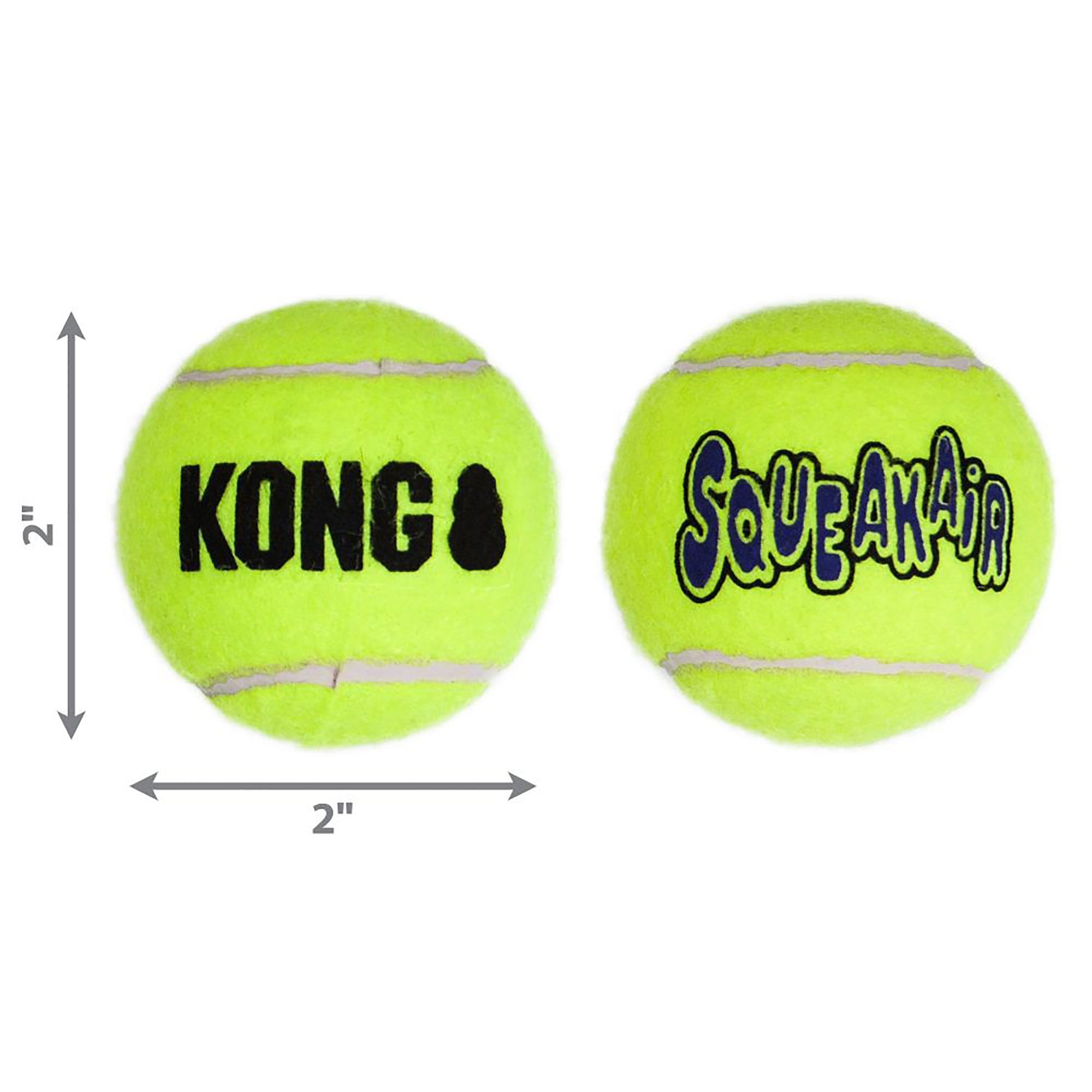Air Squeakair Tennis Ball Dog Toy Small 3 Pack