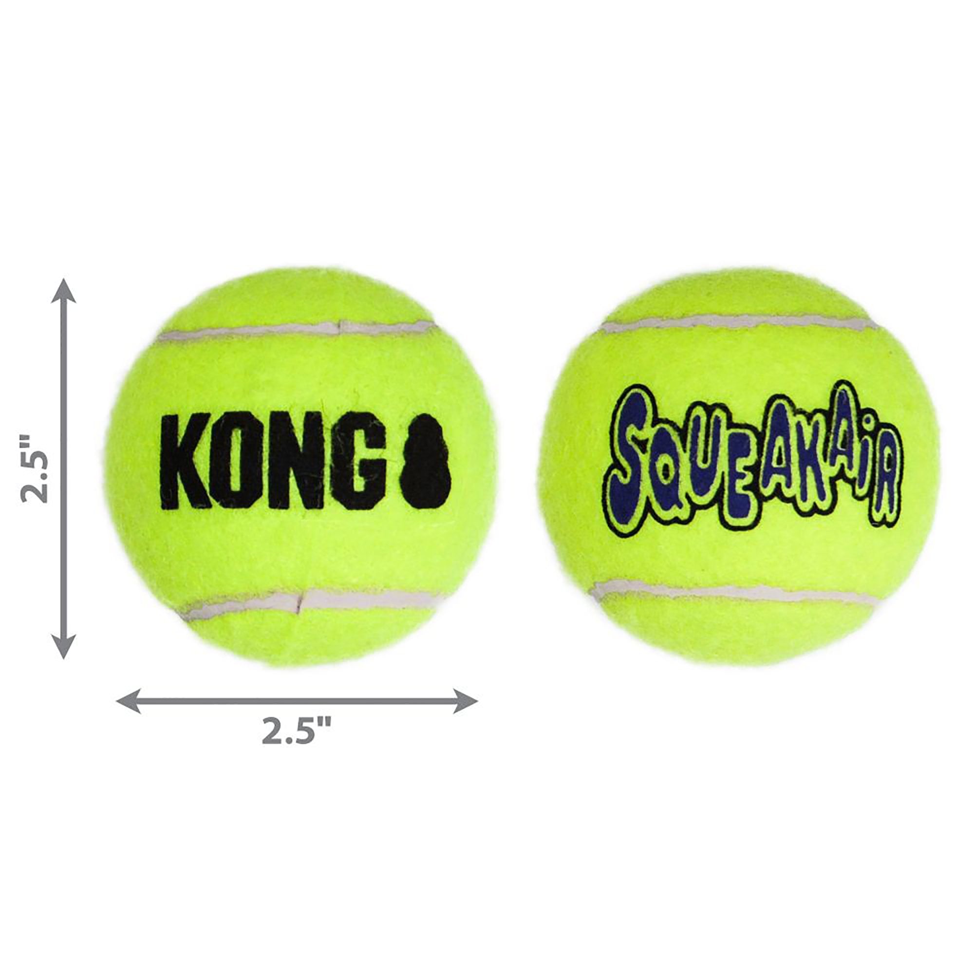 KONG Air Squeakair Tennis Ball Dog Toy Medium