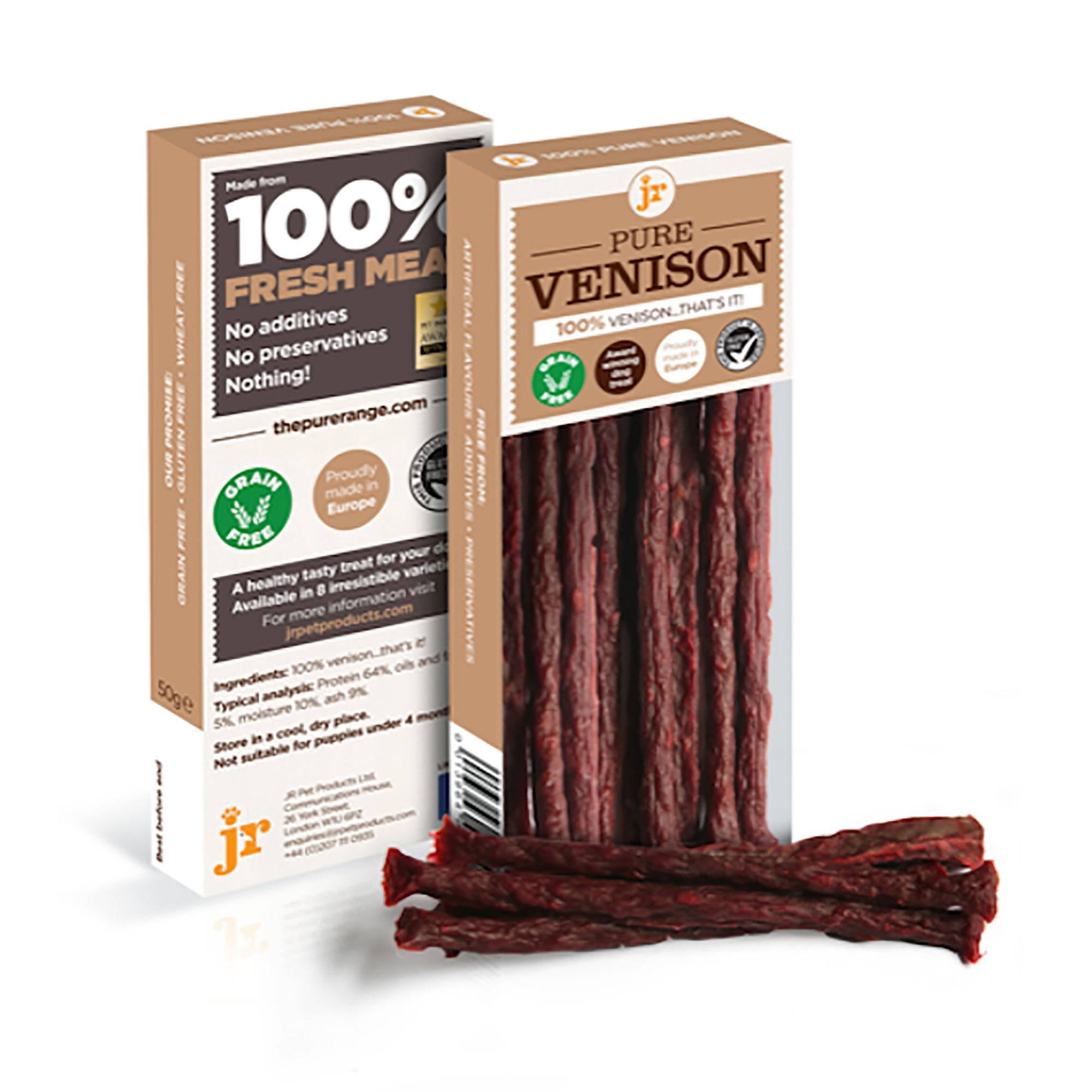Pure Venison Sticks Natural Dog Treat 50g