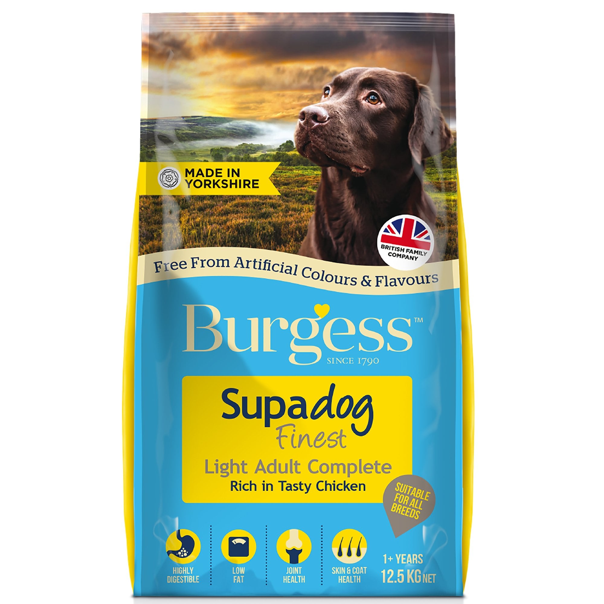 Supadog Adult Light With Chicken Dry Dog Food 12.5kg