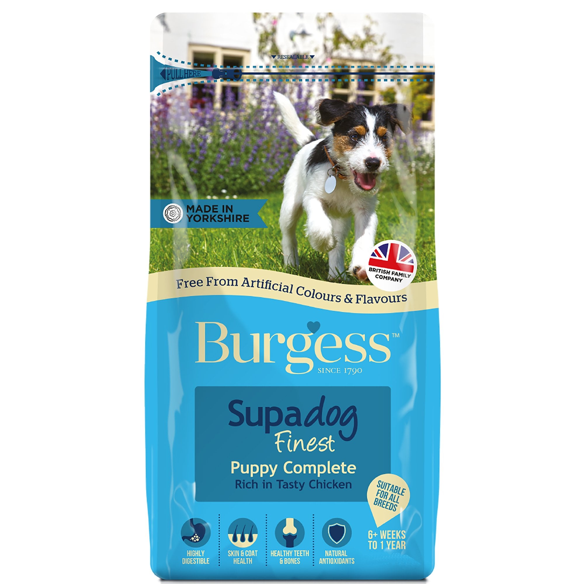 Puppy Rich In Chicken Dry Dog Food 12.5kg