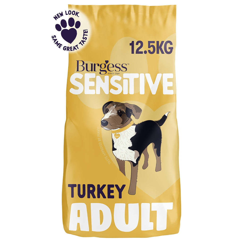 Sensitive Turkey & Rice Adult Dry Dog Food 12.5kg
