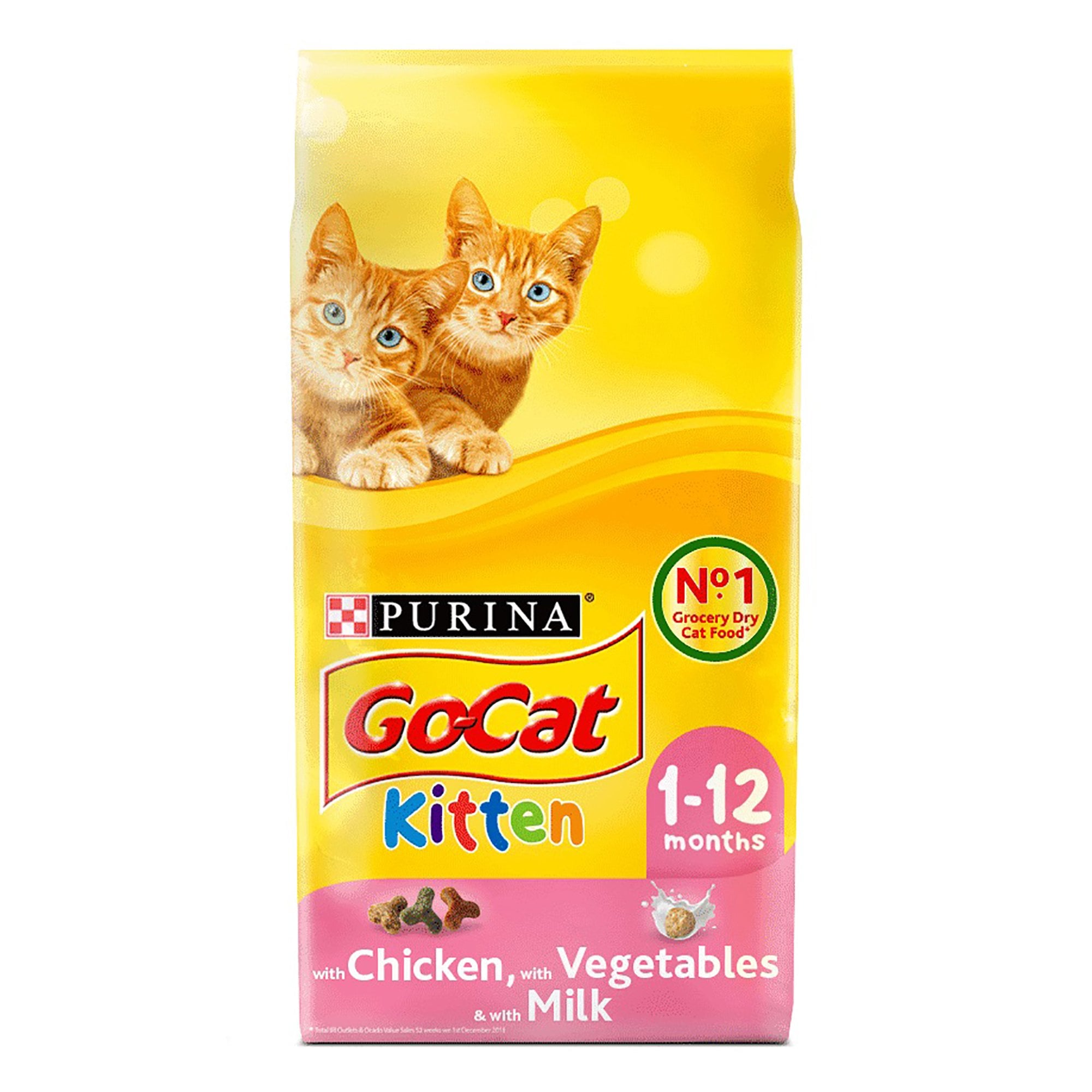 Kitten with Chicken, Vegetables & Milk Dry Cat Food 2kg