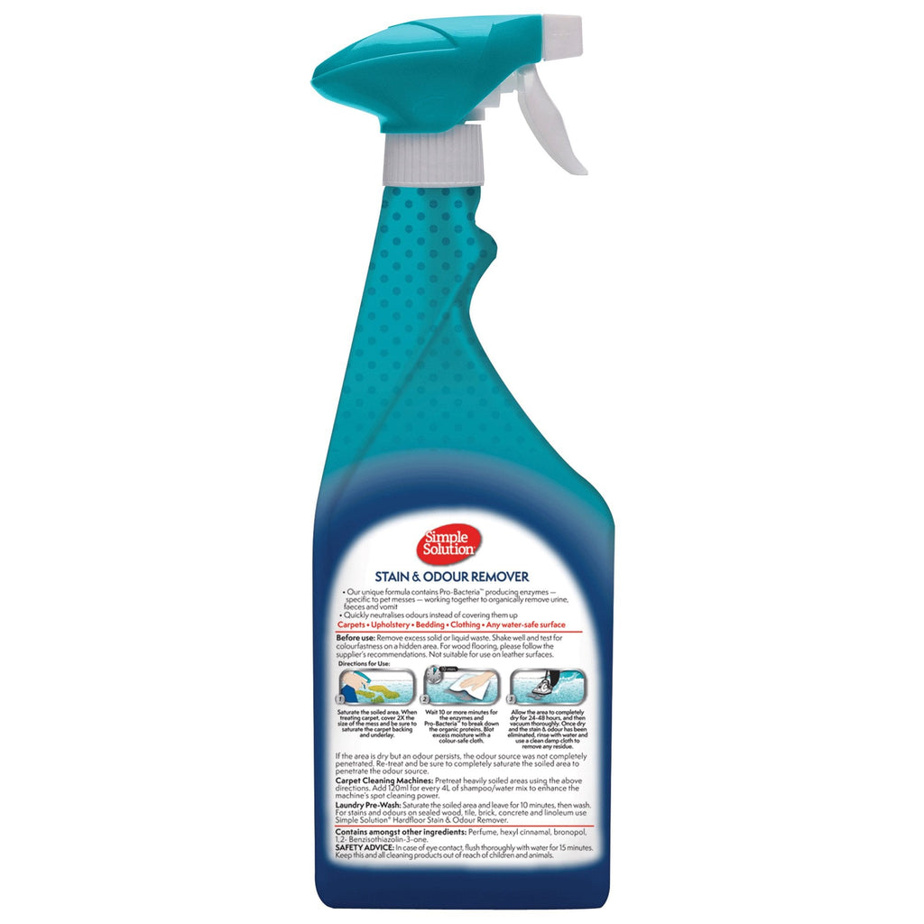 Simple Solution Stain & Odour Remover For Dogs 750ml