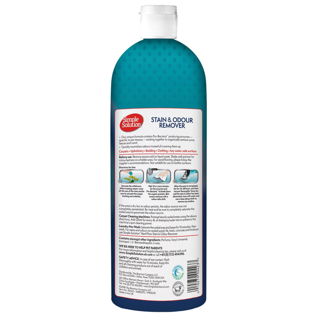 Simple Solution Stain & Odour Remover For Dogs 1000ml