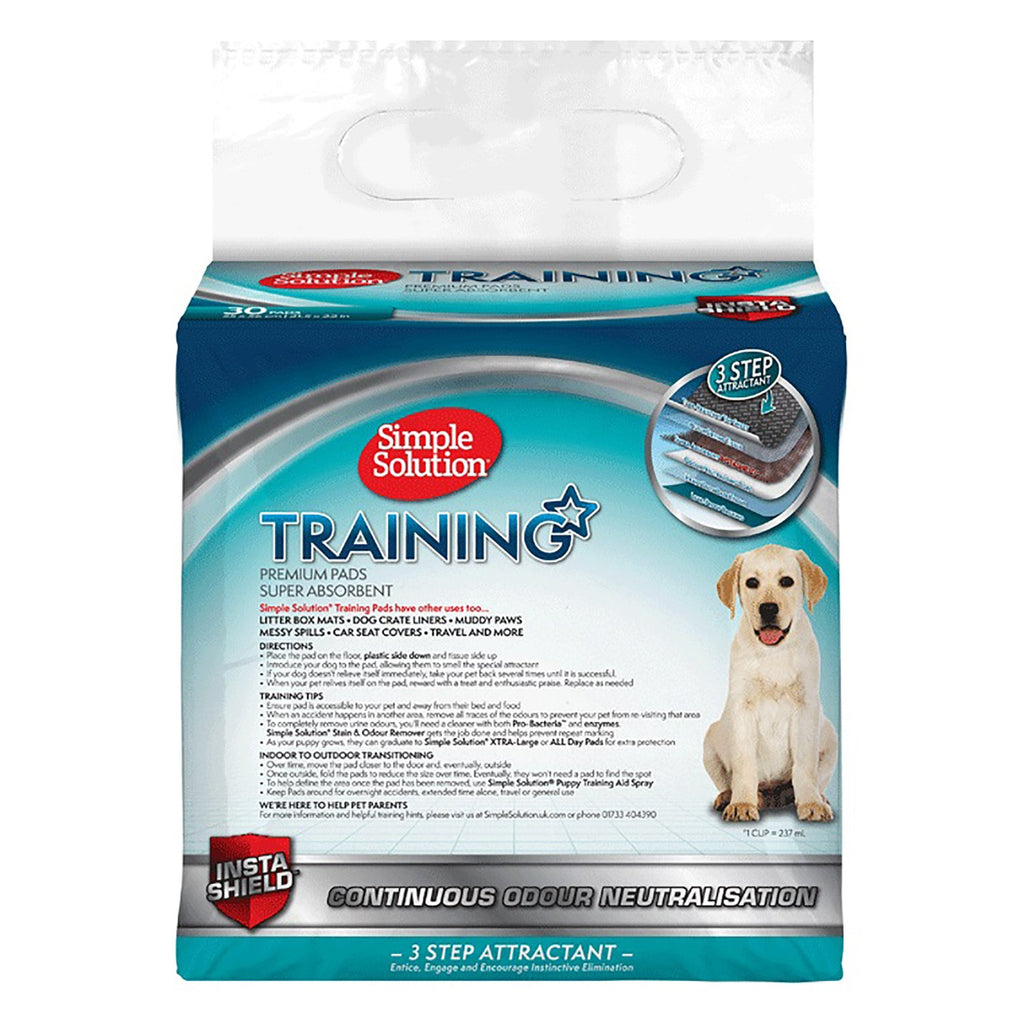 Simple Solution Puppy Training Pads - 30 Pack