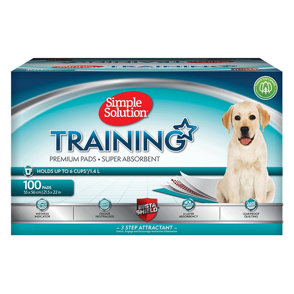 Simple Solution Puppy Training Pads - 100 Pack