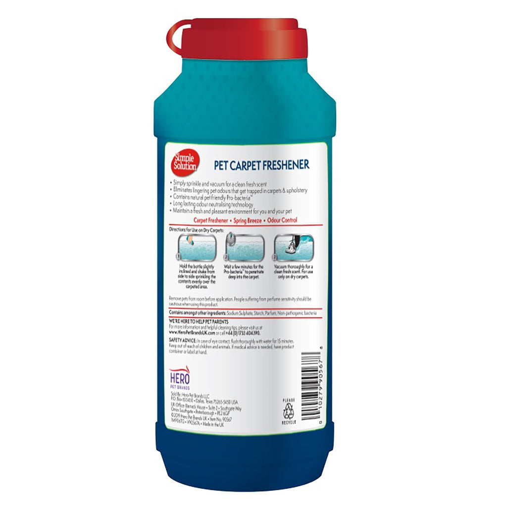 Simple Solution Pet Carpet Freshener 500g