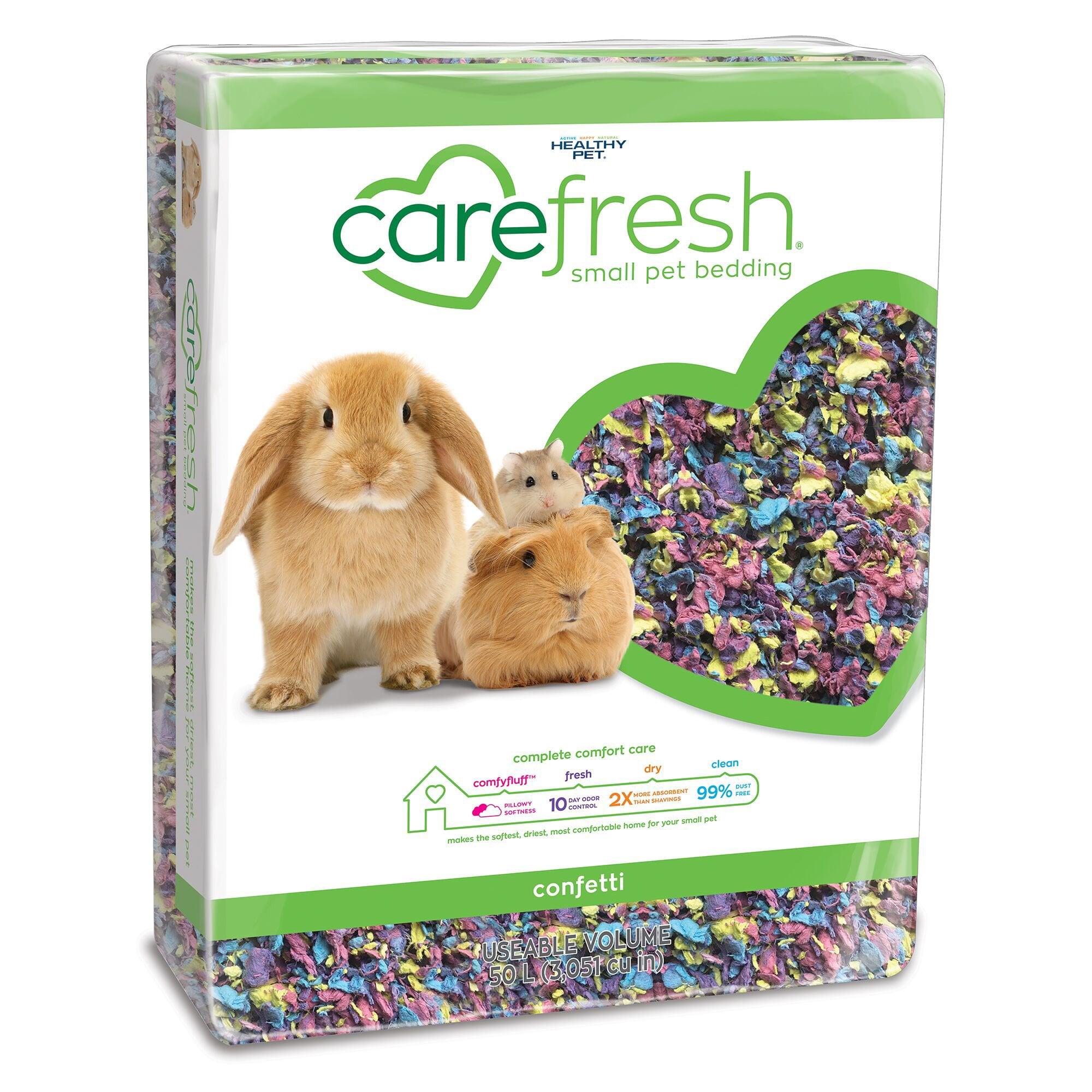 Confetti Natural Small Animal Bedding 50 Litre