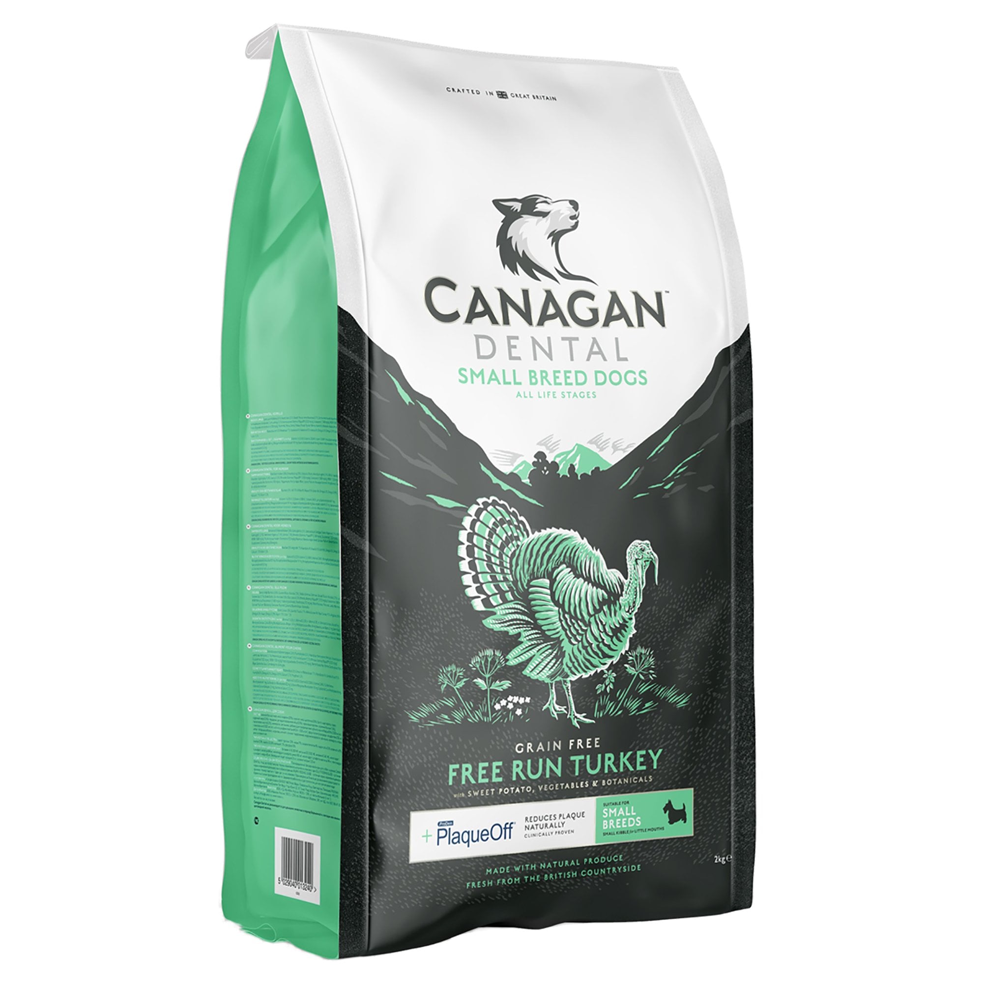 Dental Small Breed Free Run Turkey Grain Free Dog Food 2kg