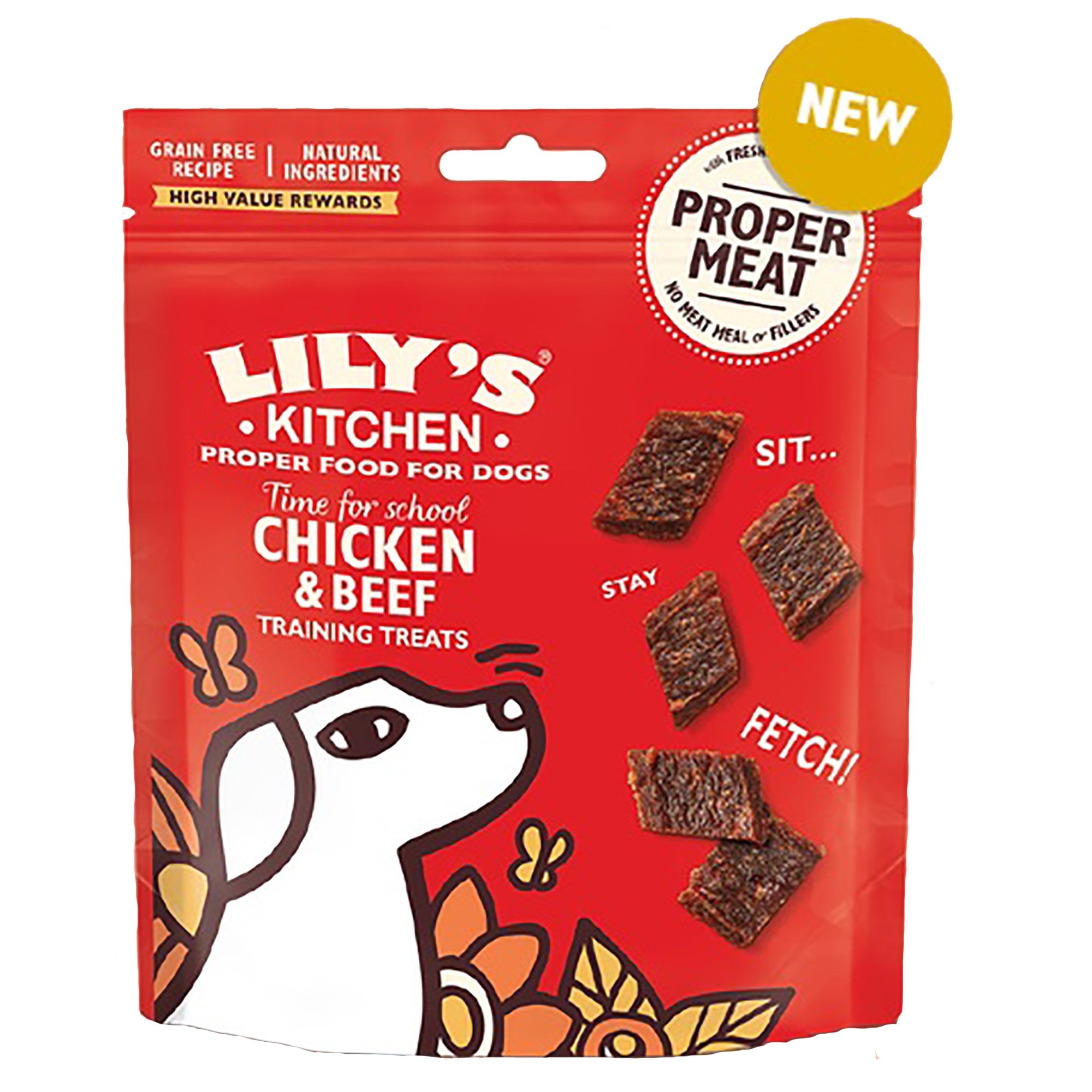 Chicken & Beef Grain Free Training Dog Treats 70g