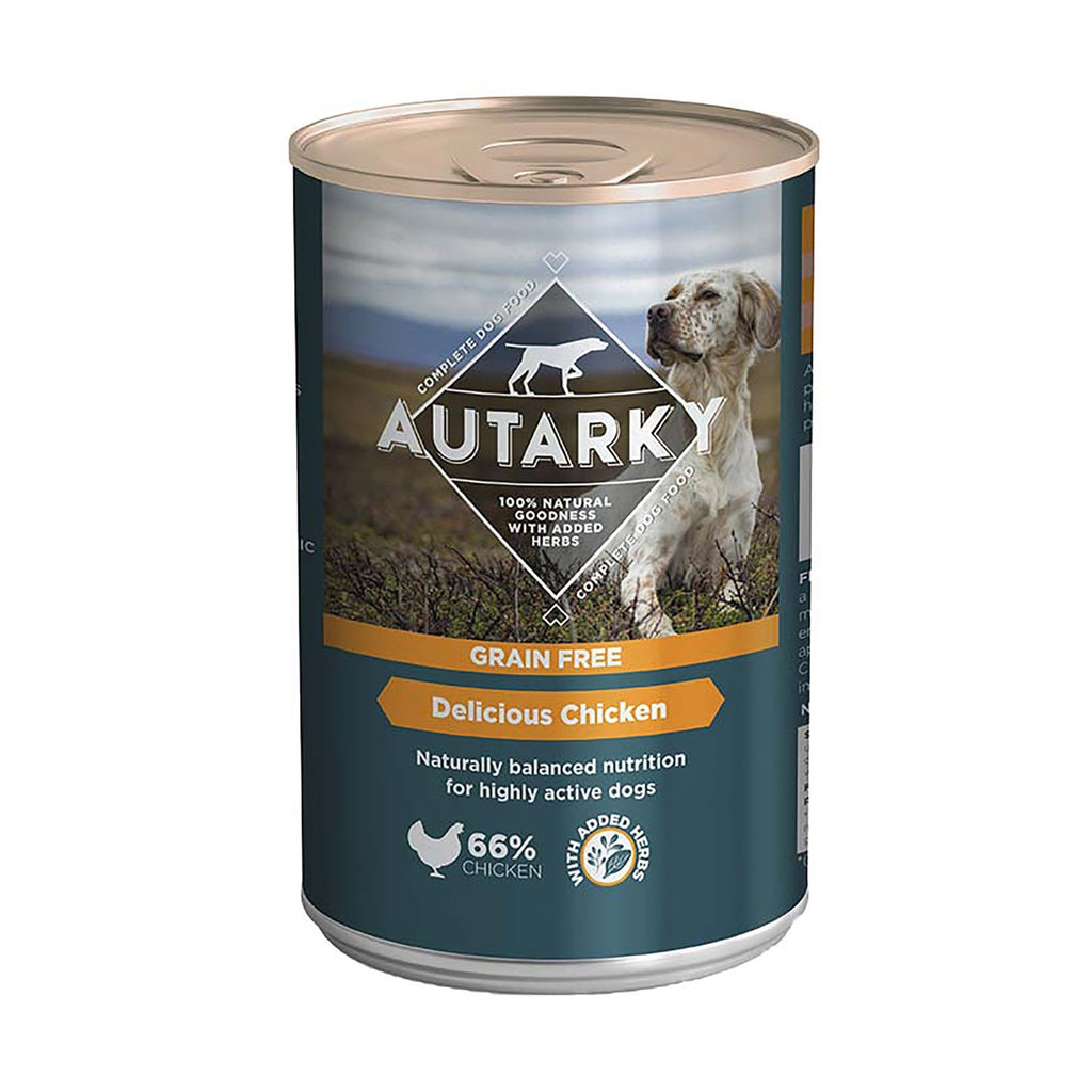 Adult Grain Free Delicious Chicken Wet Dog Food 395g
