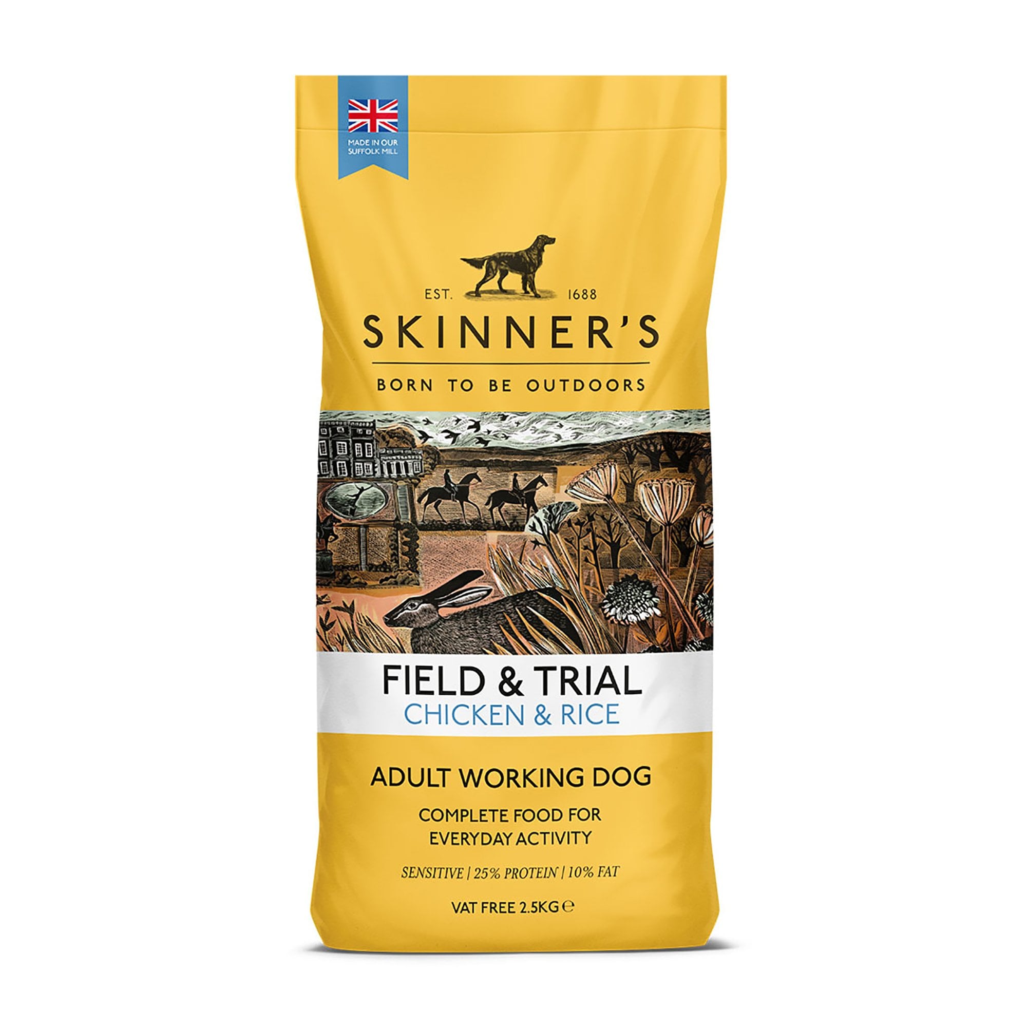 Field & Trial Adult Chicken & Rice Working Dog Food 2.5kg