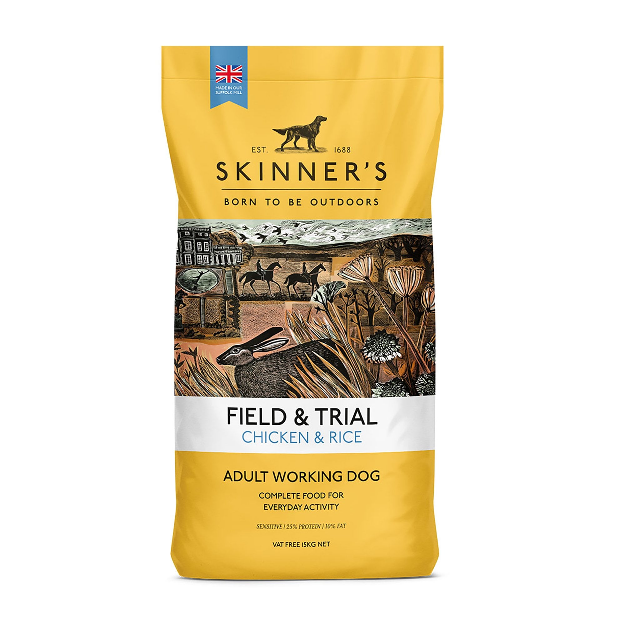Field & Trial Adult Working Dog Food Chicken & Rice 15kg