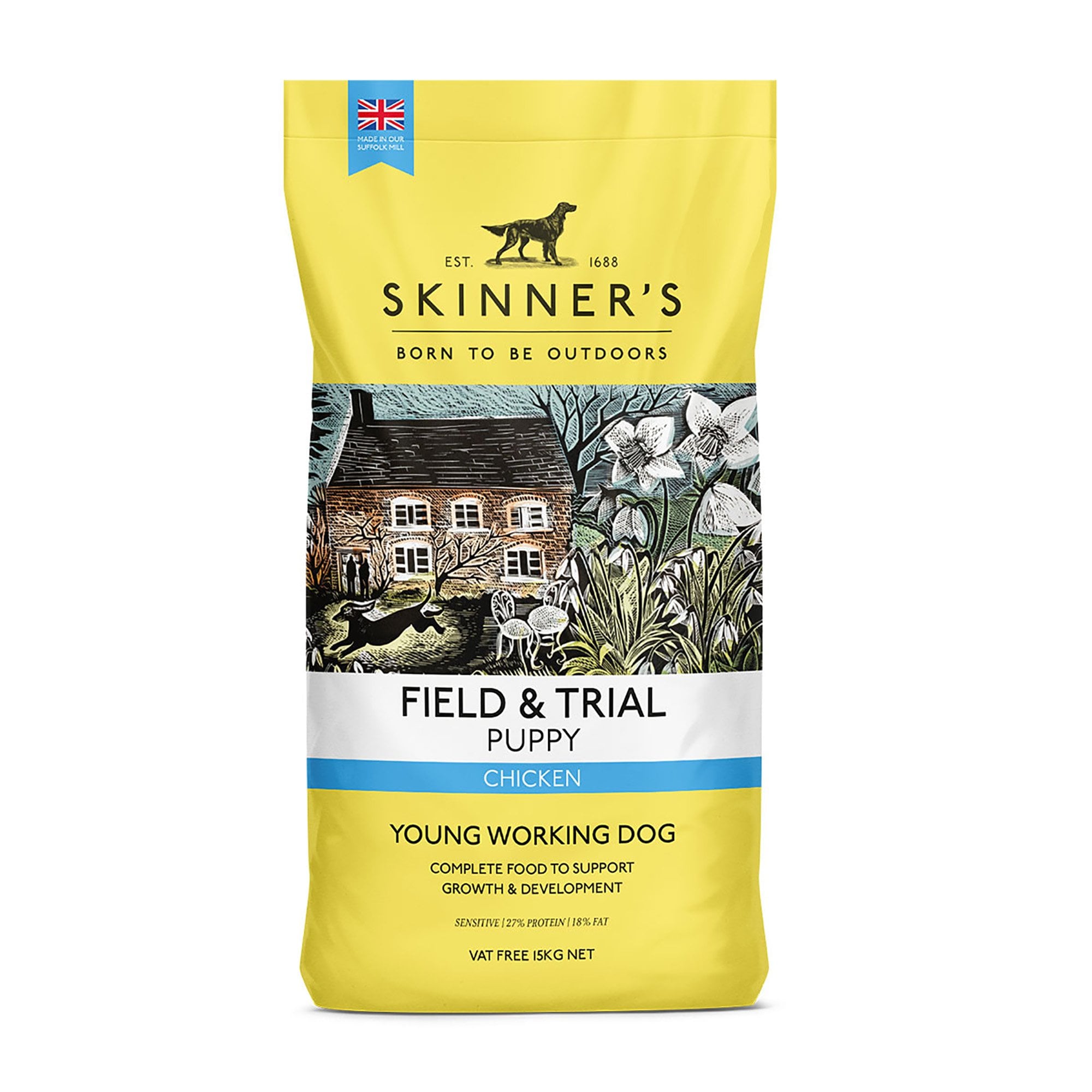 Field & Trial Puppy Dog Food Chicken & Rice 15kg