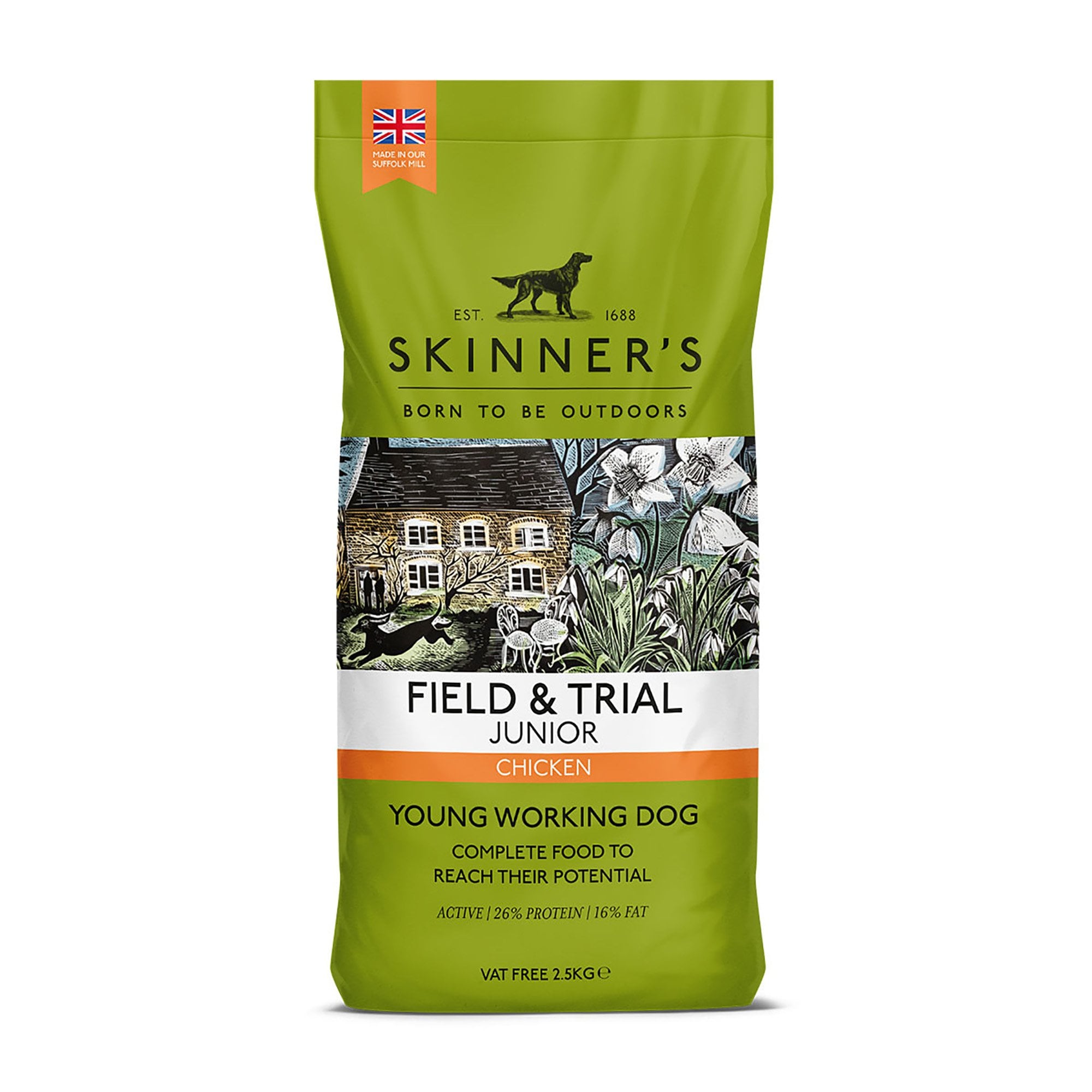 Field & Trial Junior Chicken Working Dog Food 2.5kg