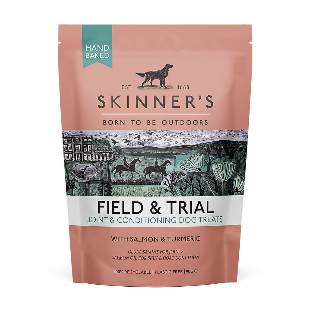 Skinners Field & Trial Joint & Conditioning Dog Treats With Salmon & Turmeric 90g