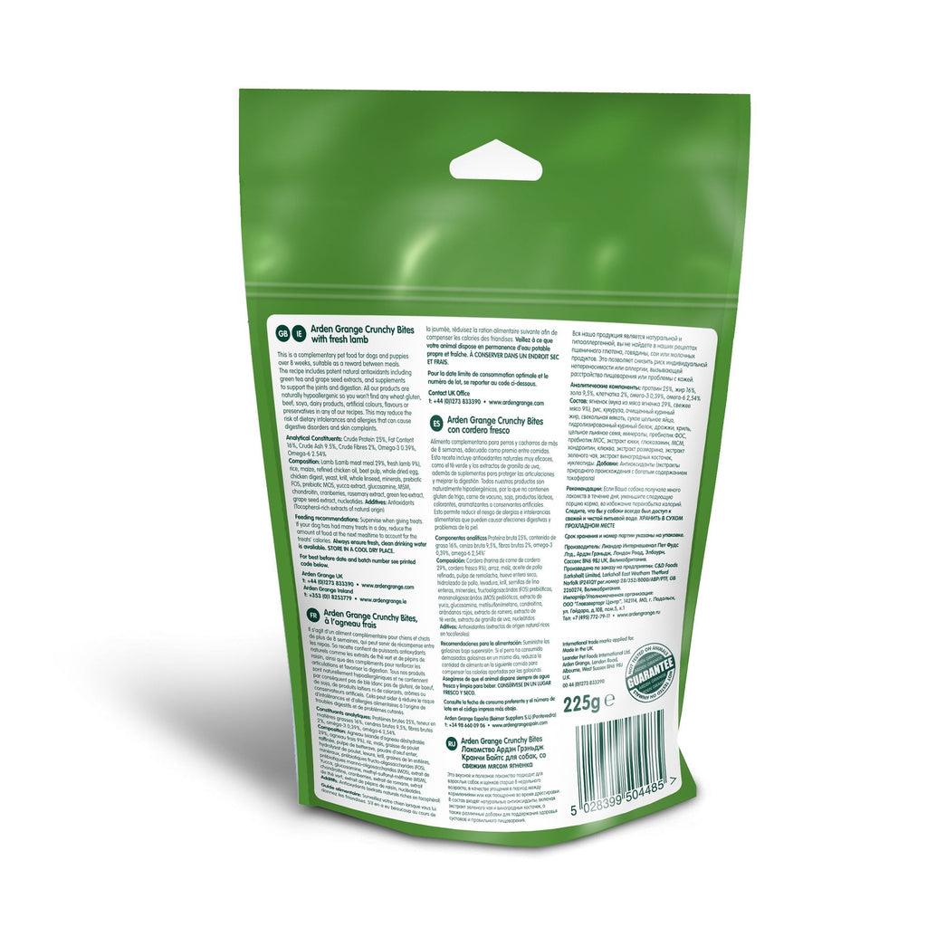 Green packaging with white label on a white background