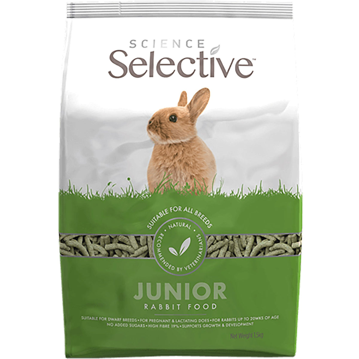 Science Selective Rabbit Supplement Science Selective Junior Rabbit Food 1.5kg – Feedem