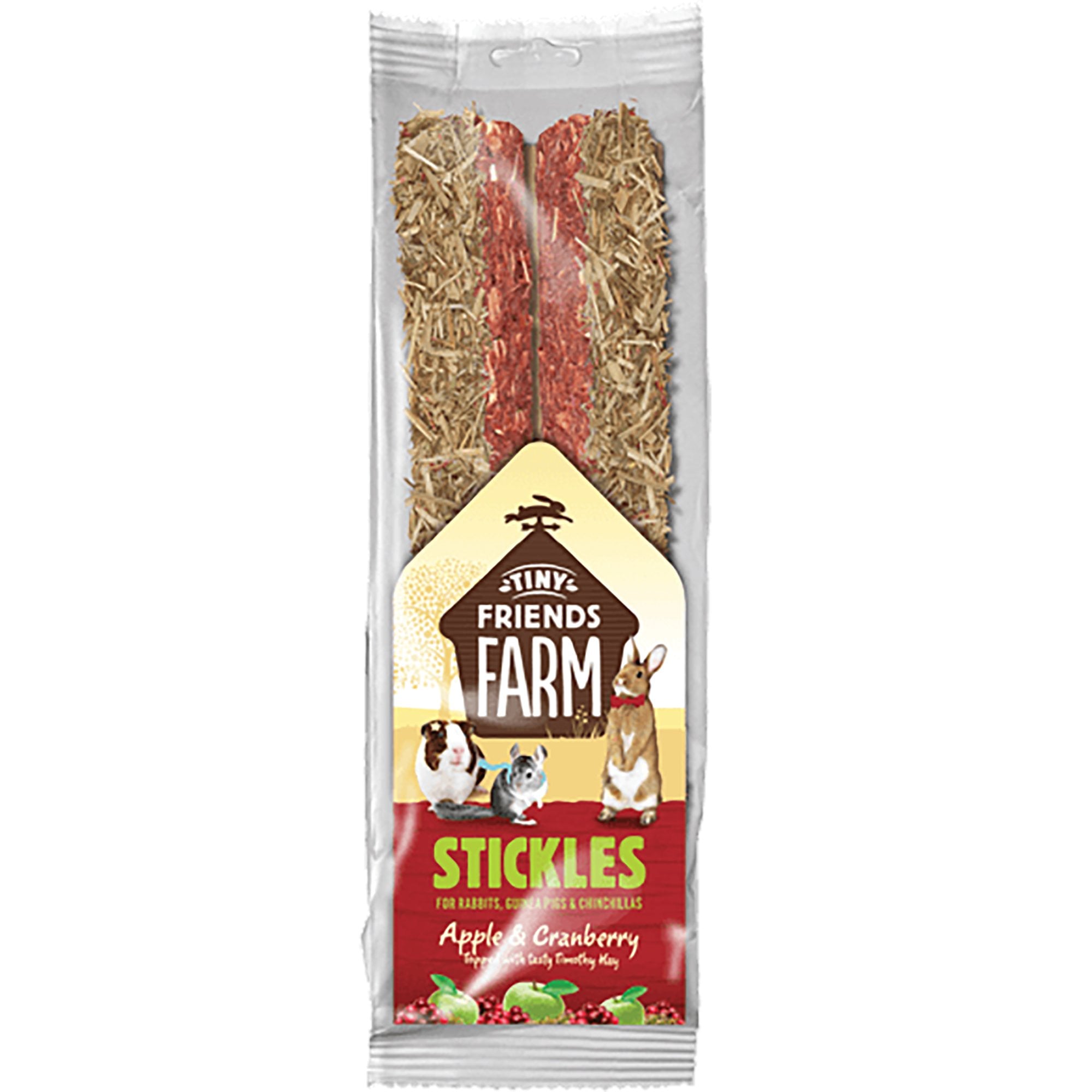 Stickles Apple & Cranberry Small Animal Treat 100g
