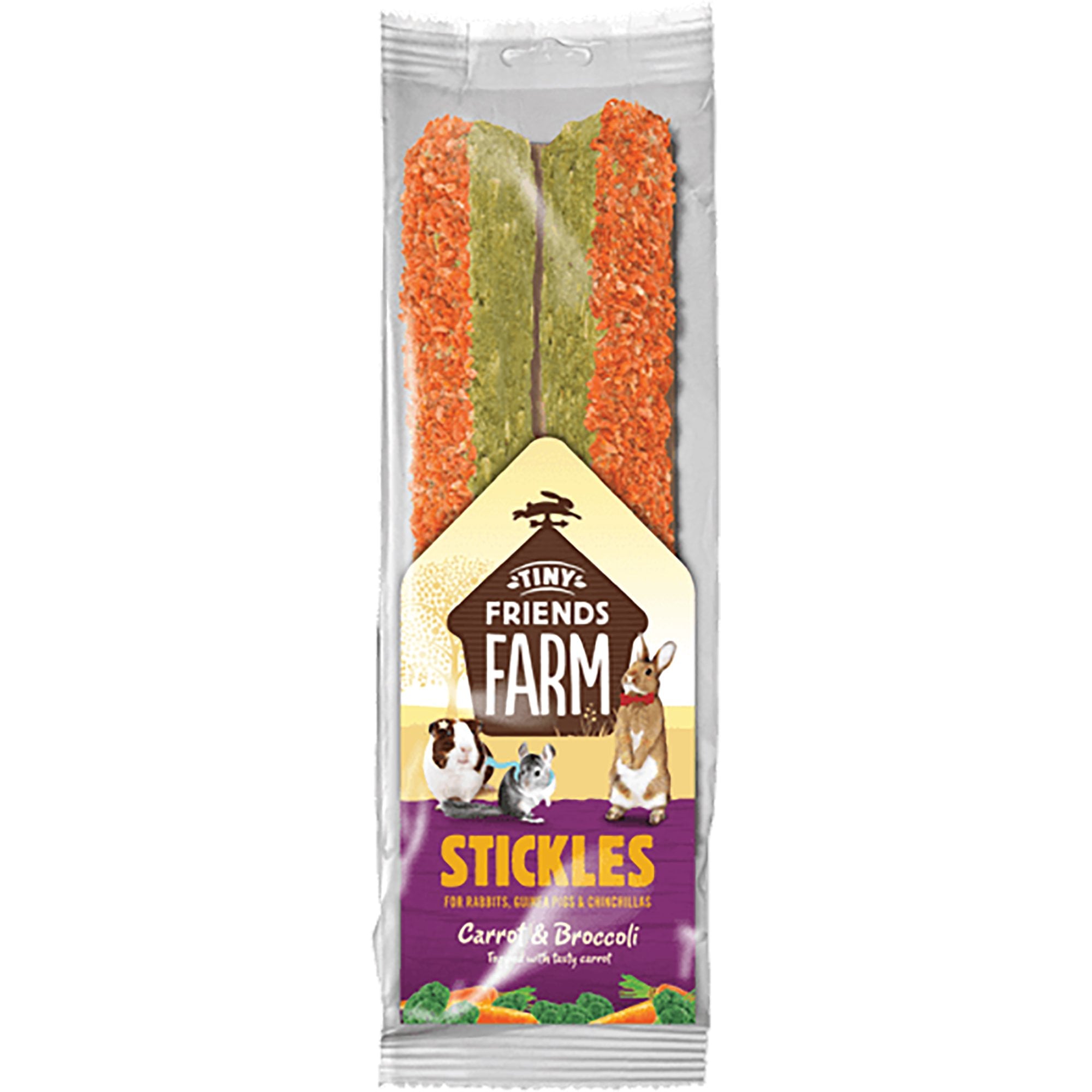 Stickles Carrot & Broccoli Small Animal Treat 100g