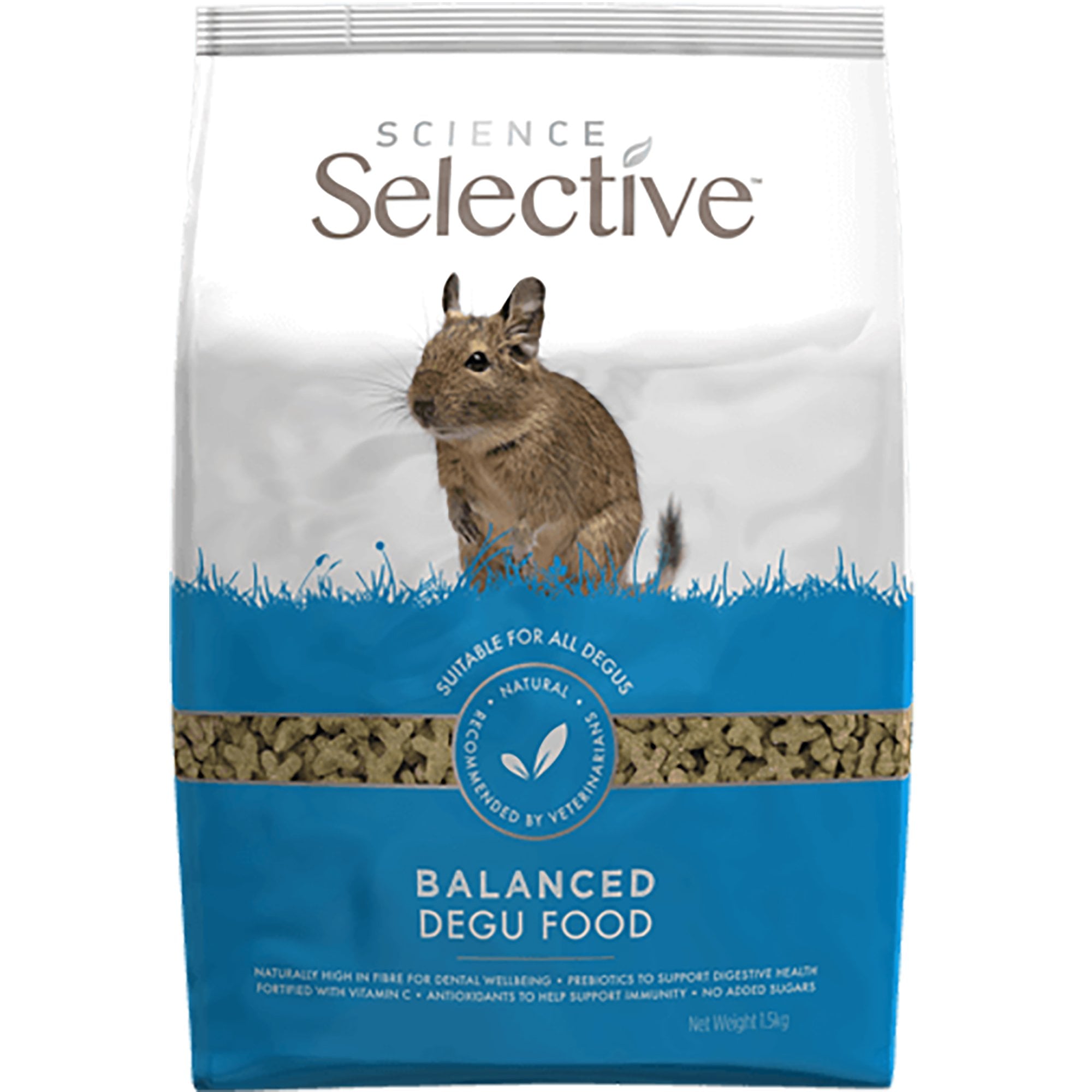 Science Selective Degu Food Brocolli & Basil 1.5kg