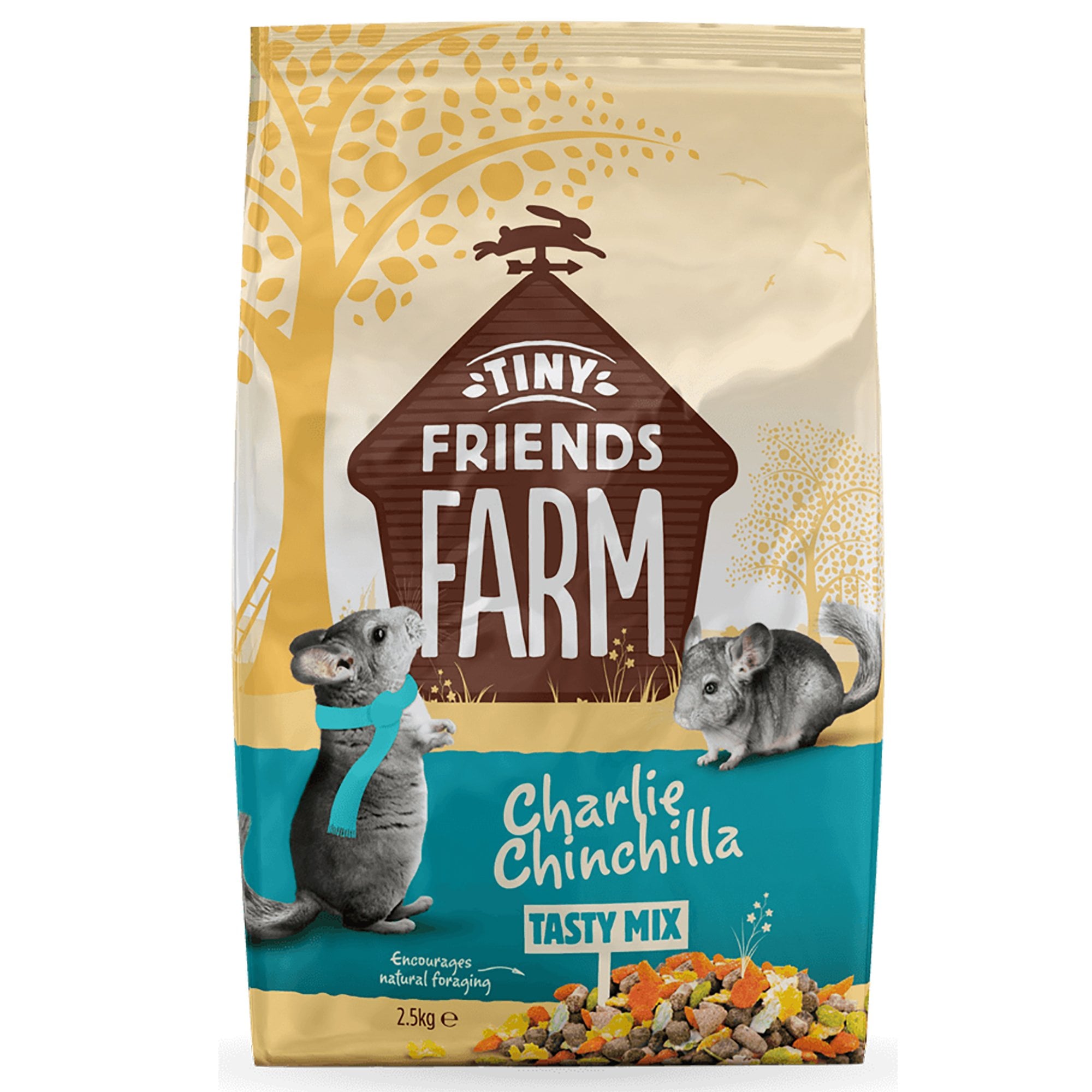 Tiny Friends Farm Charlie Chinchilla Tasty Mix 2.5kg