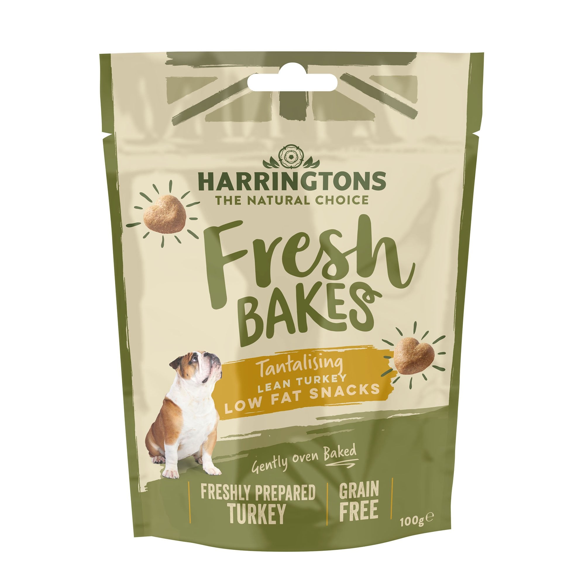 Fresh Bakes Grain Free Lean Turkey Low Fat Dog Treats 100g