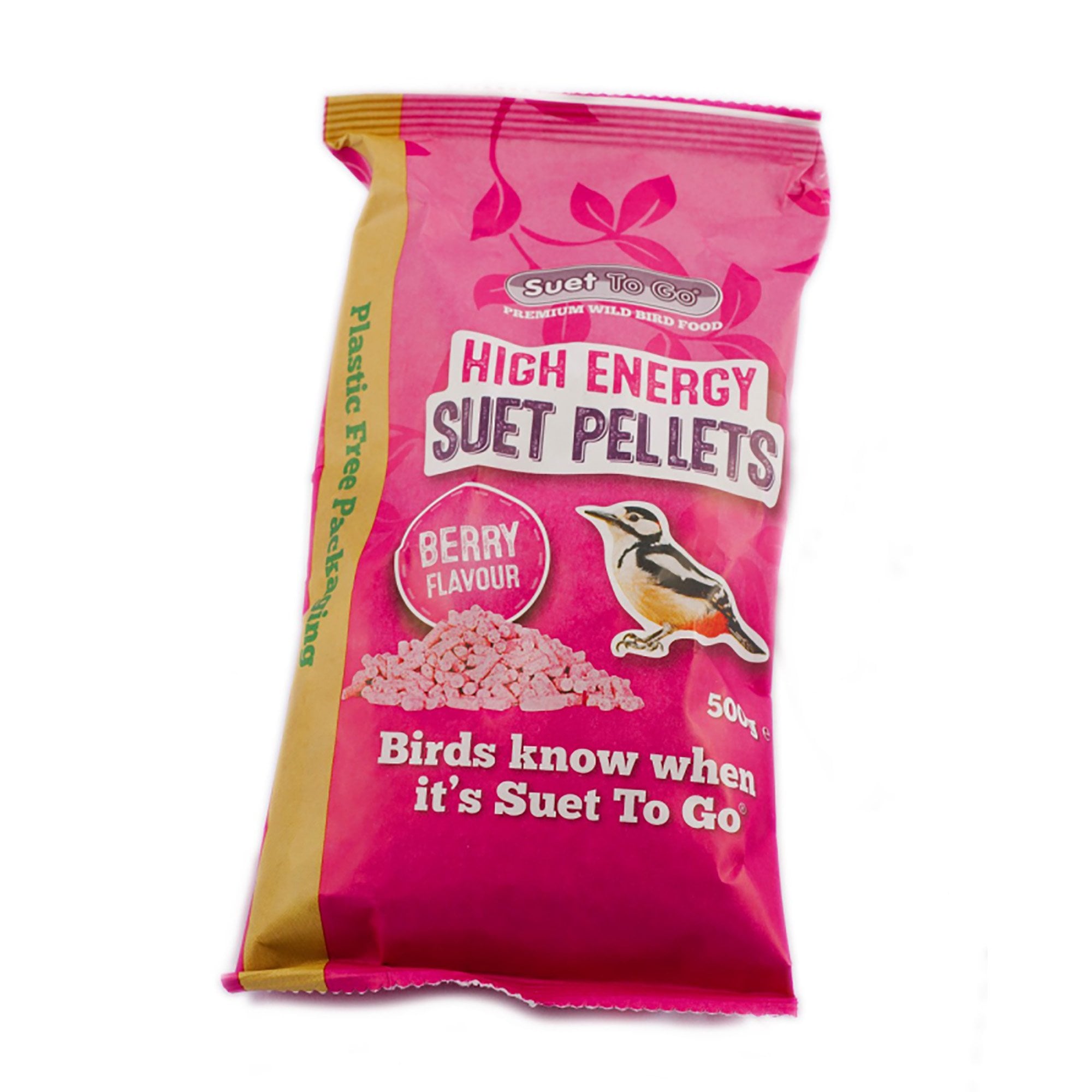 Berry Wild Bird Suet Pellets 500g