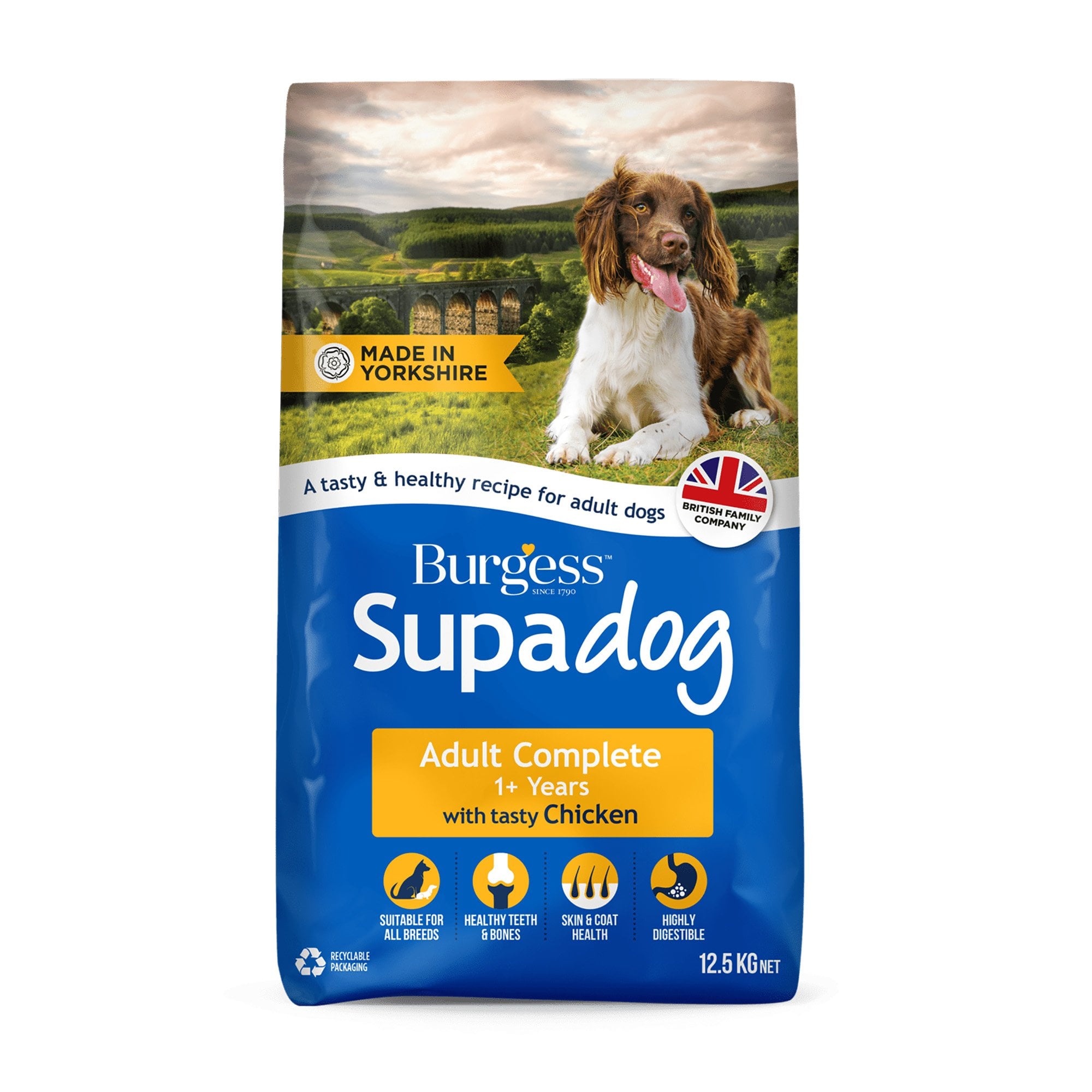 Supadog Adult Chicken Dry Dog Food 12.5kg