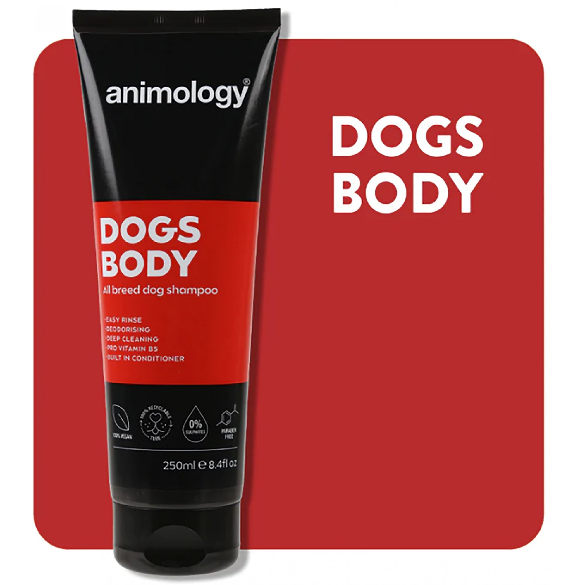 Animology Dogs Body All Breed Dog Shampoo 250ml