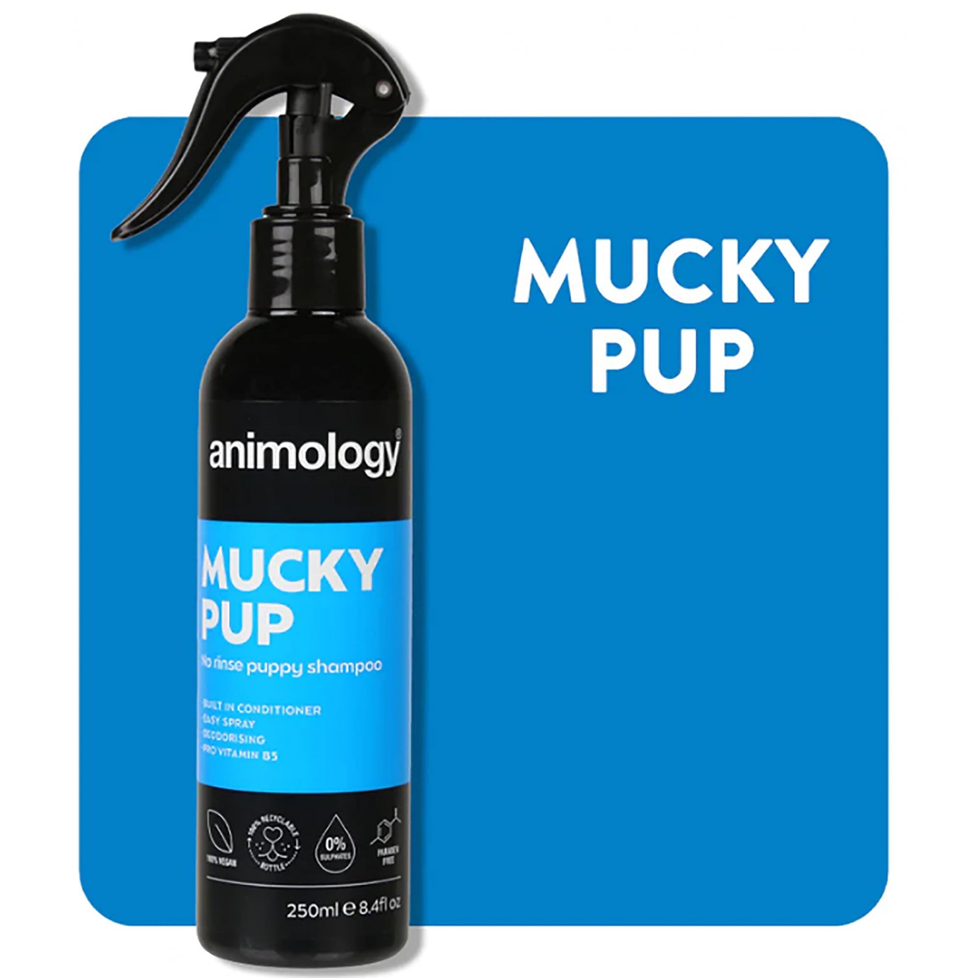 Mucky Pup No Rinse Puppy Shampoo 250ml