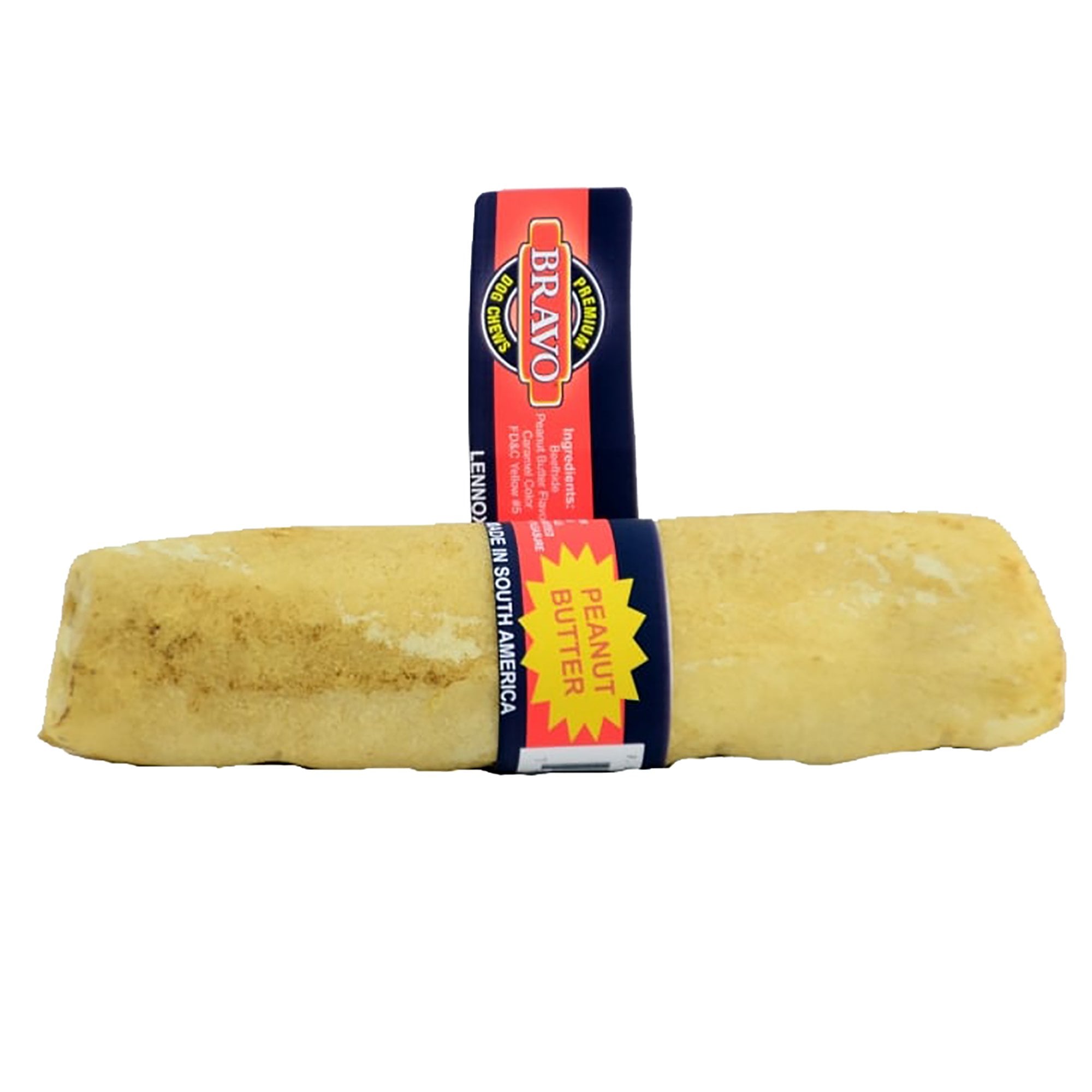 Peanut Butter Retriever Roll Dog Chew 5"-6"
