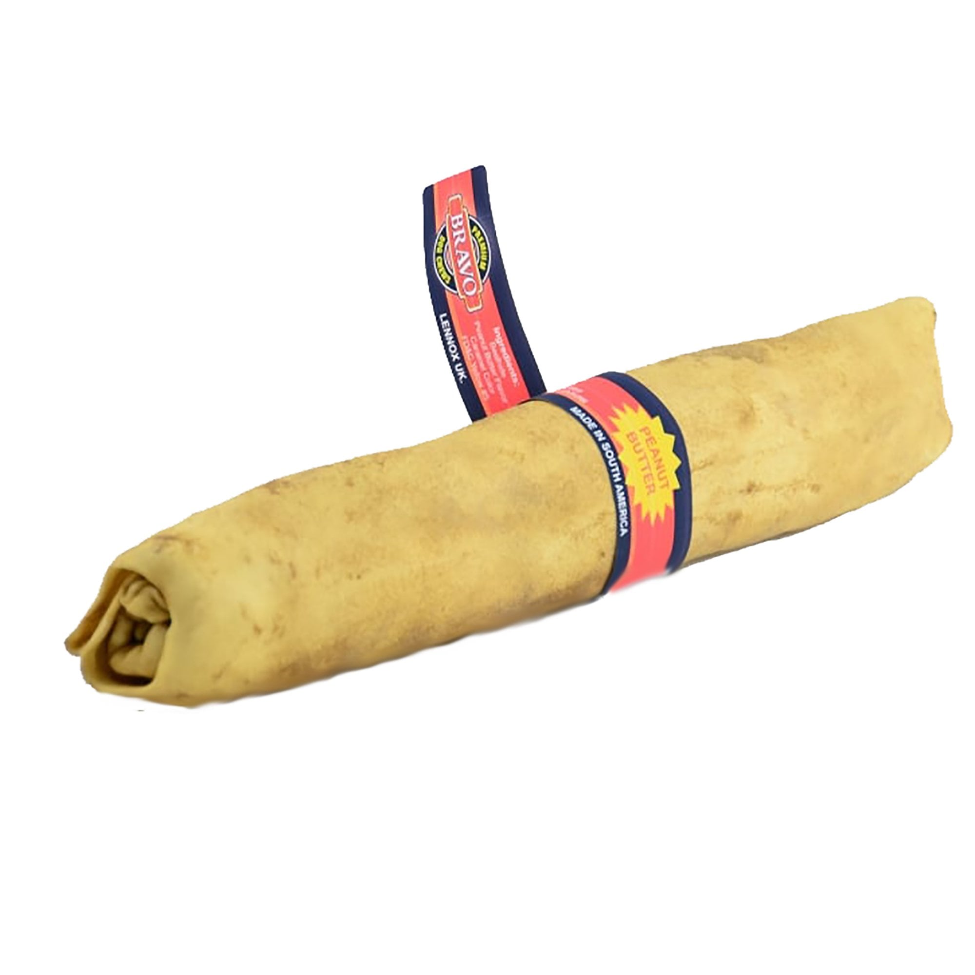Peanut Butter Retriever Roll Dog Chew 9"-10"