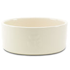 Icon Dog Food Bowl 25cm Cream