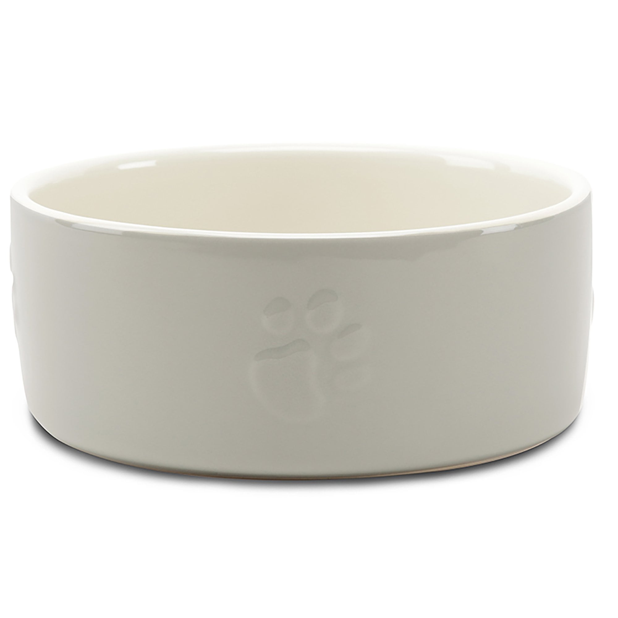 Icon Dog Food Bowl 25cm - Light Grey