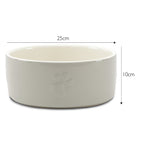 Scruffs Icon Dog Food Bowl 25cm - Light Grey
