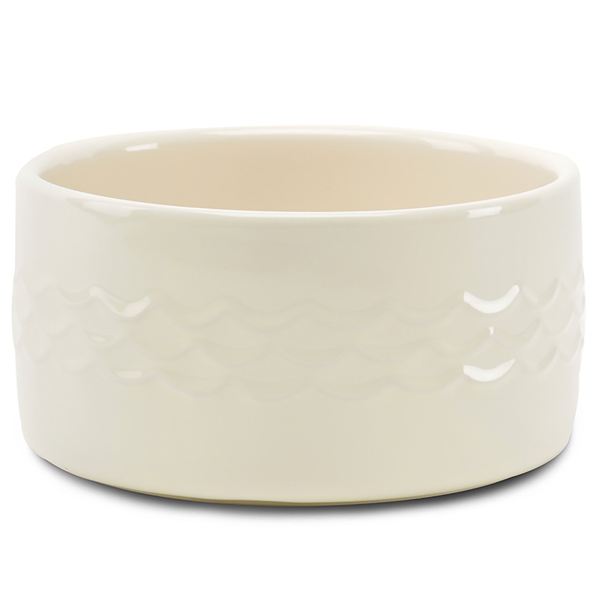 Icon Dog Food Bowl 20cm Light Grey