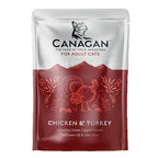 Chicken & Turkey Grain Free Adult Cat Wet Food Pouch (8 x 85g)