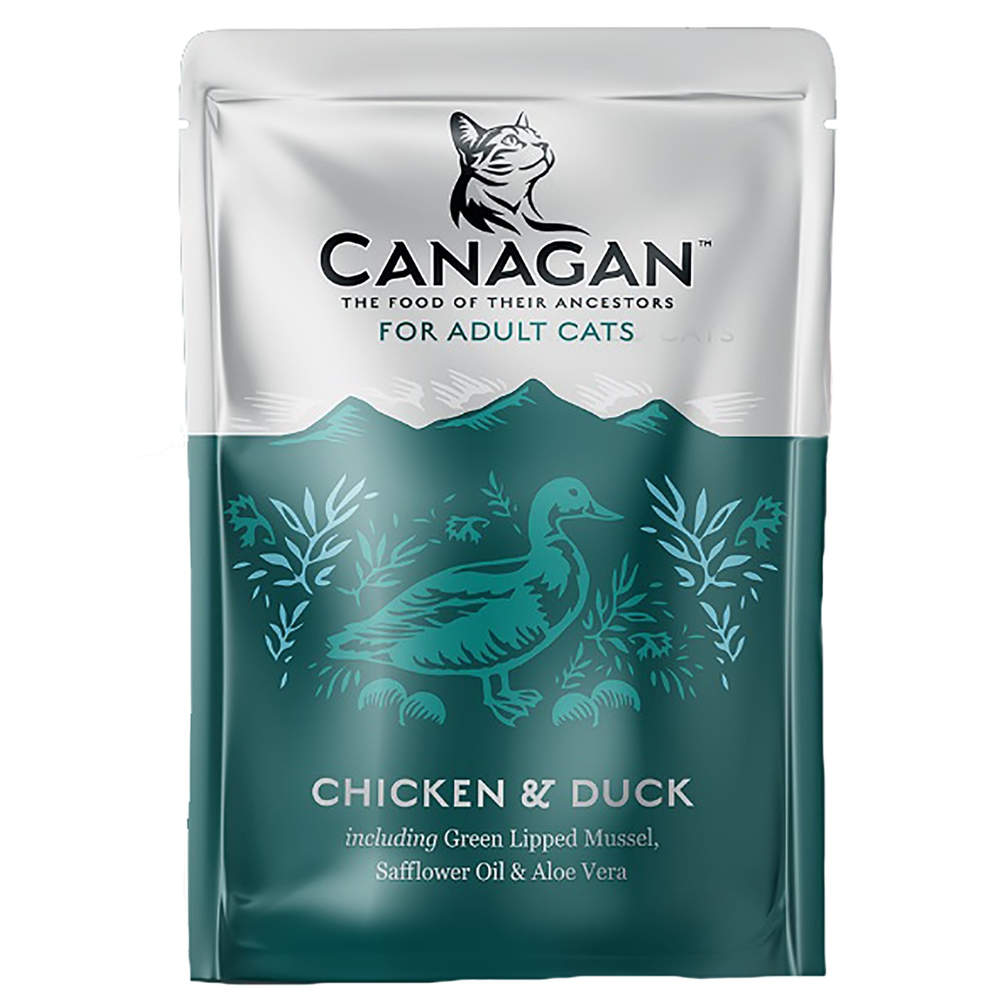 Chicken & Duck Grain Free Adult Cat Wet Food Pouch (8 x 85g)