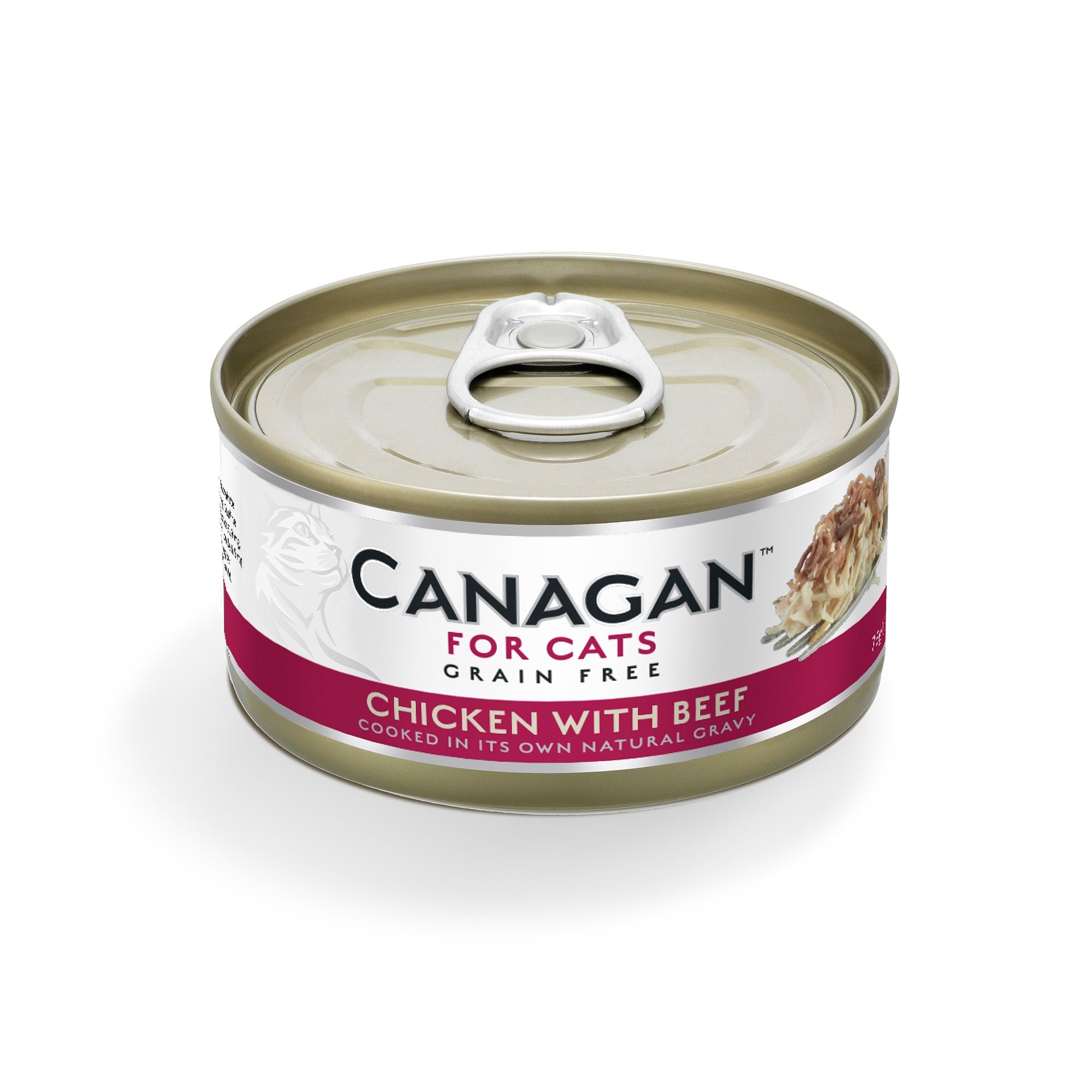 Chicken With Beef Grain Free Adult Wet Cat Food 12pk (12 x 75g)