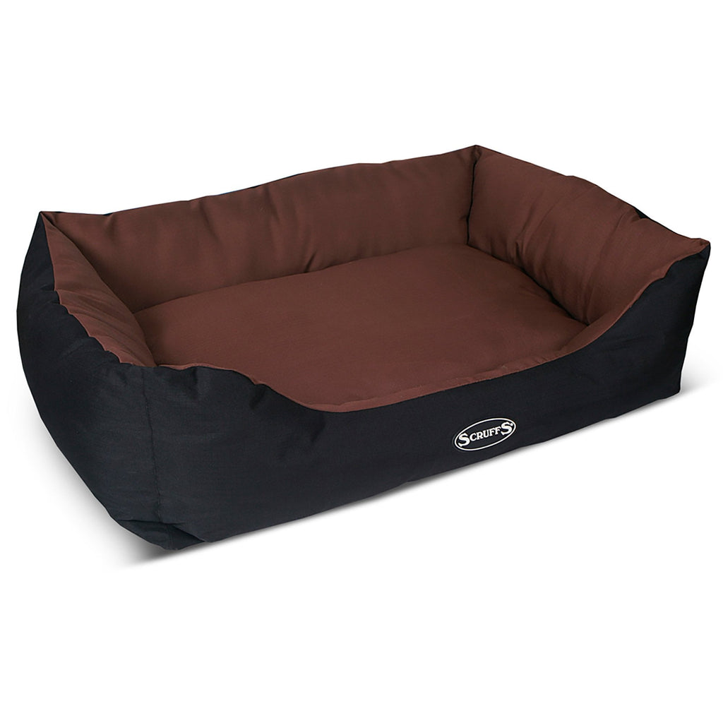 Expedition Box Dog Bed Small Chocolate Brown