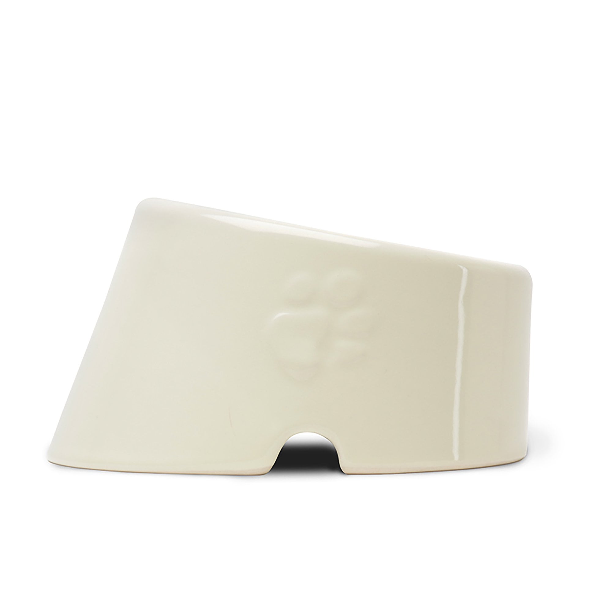 Icon Flat Faced Dog Bowl Cream
