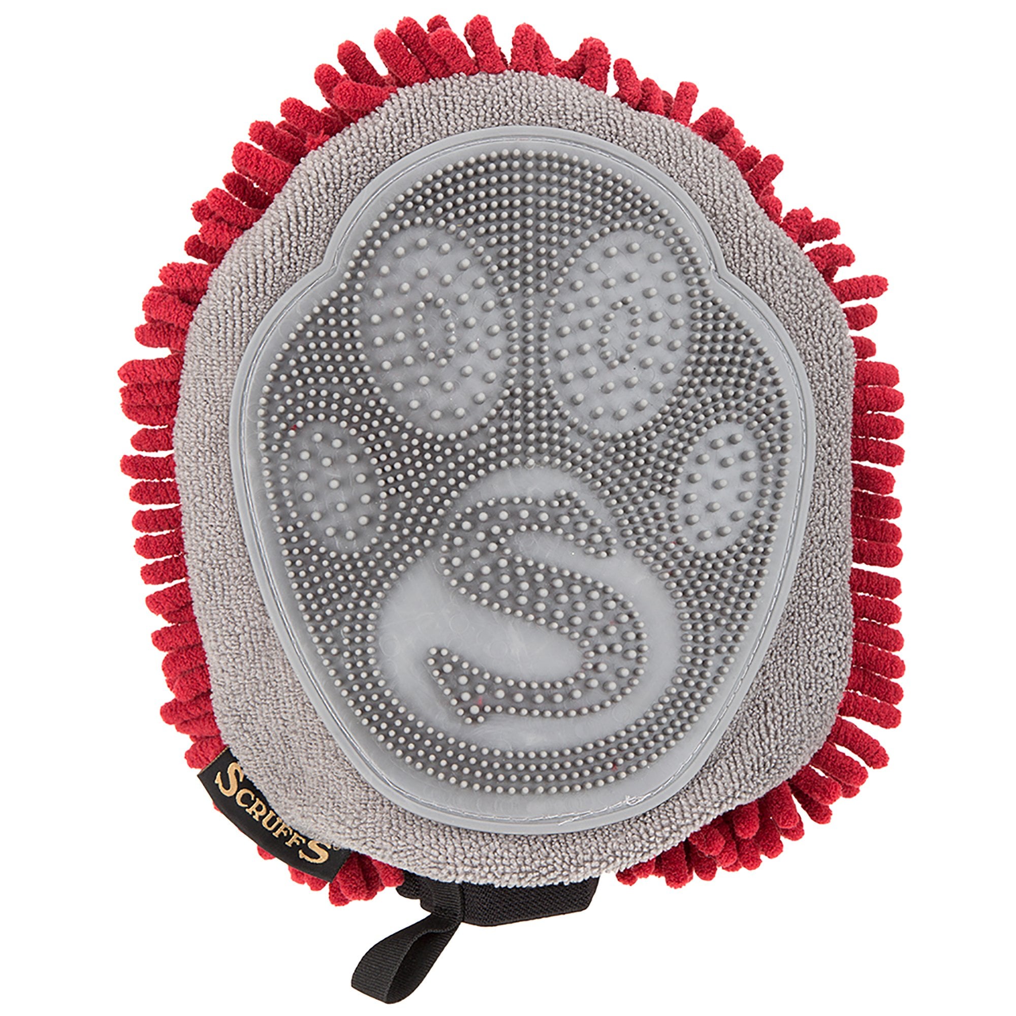 Noodle Drying Dog Mitt Burgundy