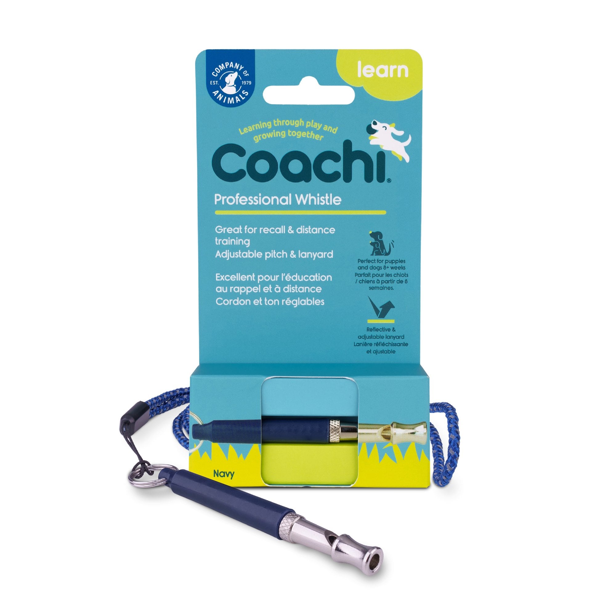 Coachi Professional Dog Training Whistle - Navy