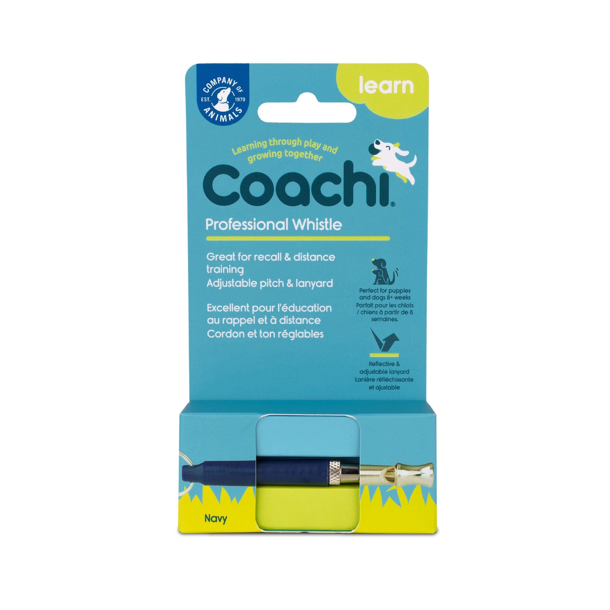Coachi Professional Dog Training Whistle - Navy