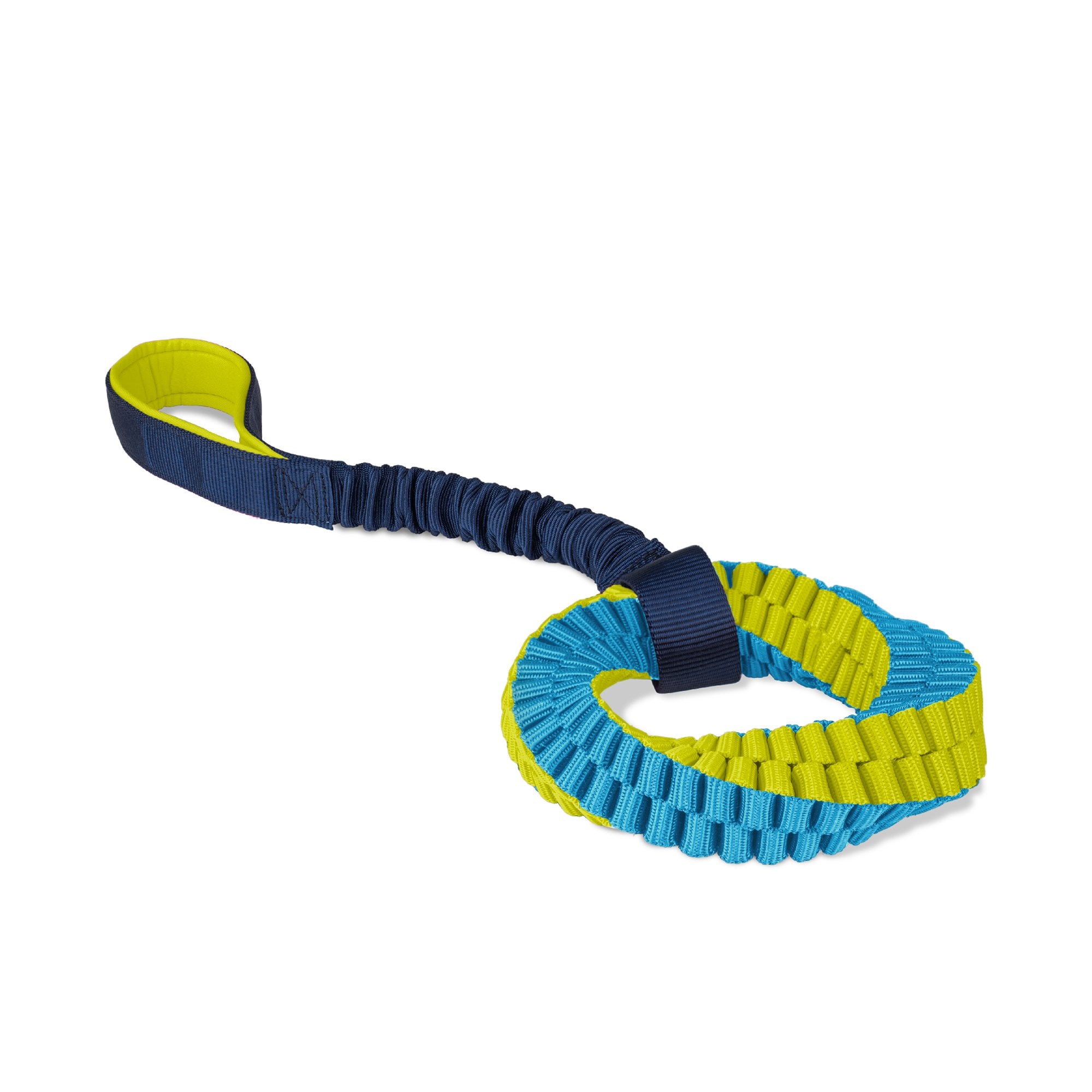 Coachi Tuggi Helix Dog Training Toy - Navy/Lime/Light Blue