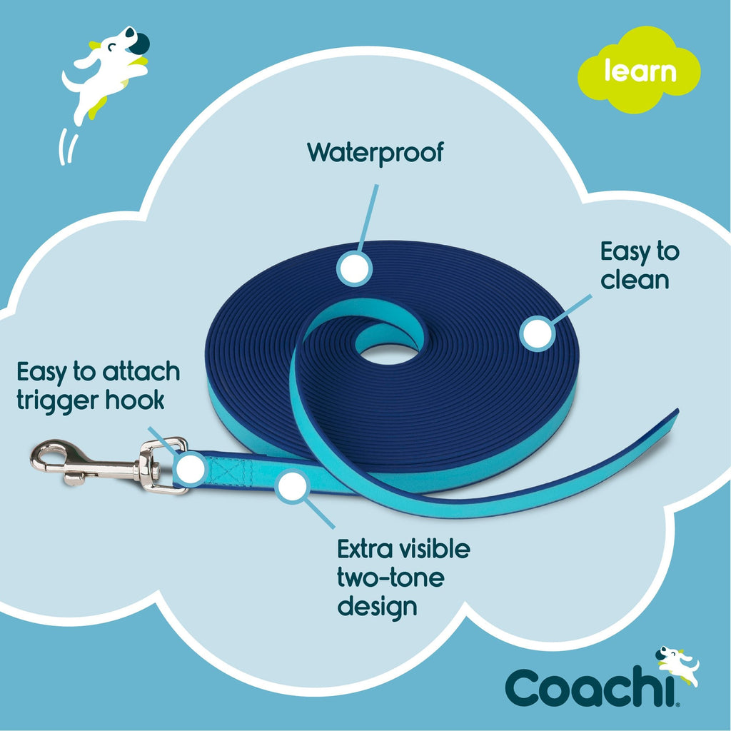 Company of Animals Coachi Waterproof Training Line - Blue/Navy