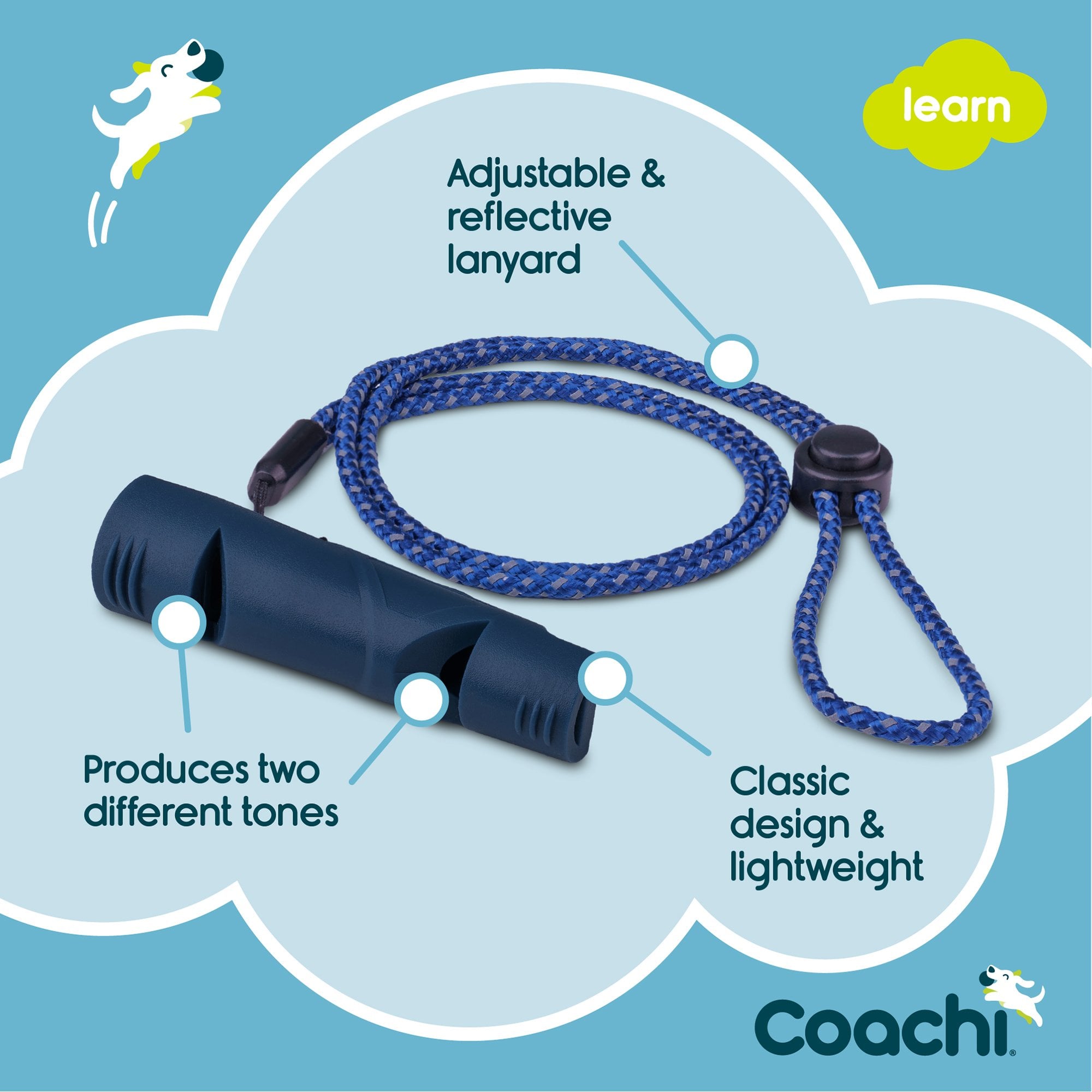 Coachi Two-Tone Dog Whistle