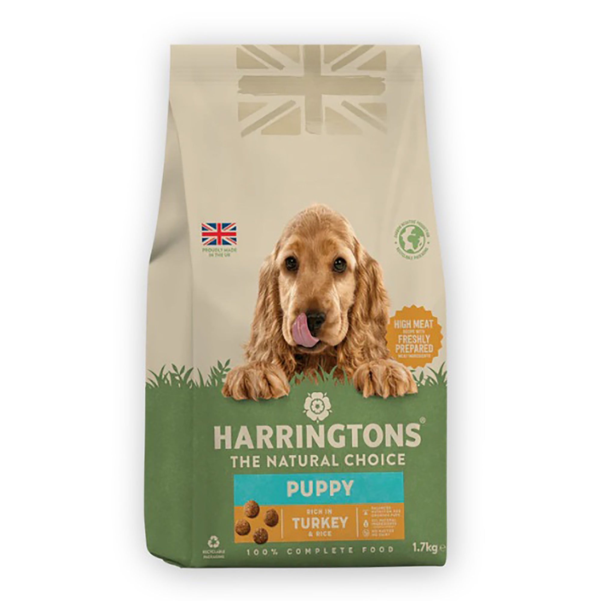 Puppy Turkey & Rice Dog Food 1.7kg